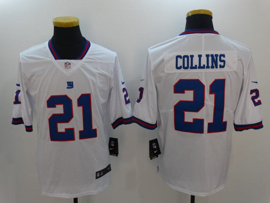 Men's New York Giants Landon Collins #21 White Game Player Jerseys