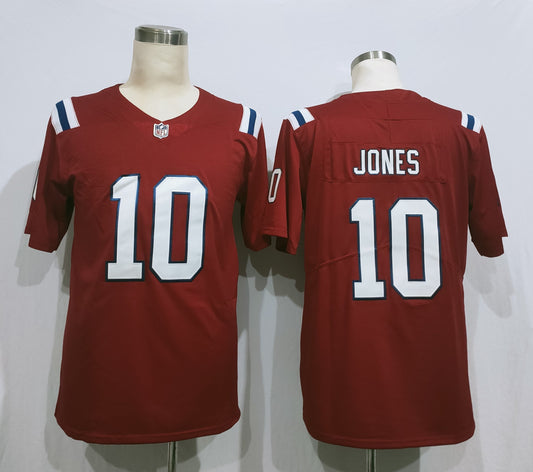 Men's New England Patriots Mac Jones #10 Red Game Jerseys