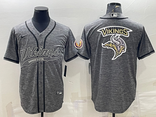 Men's Minnesota Vikings Gray Game Jerseys