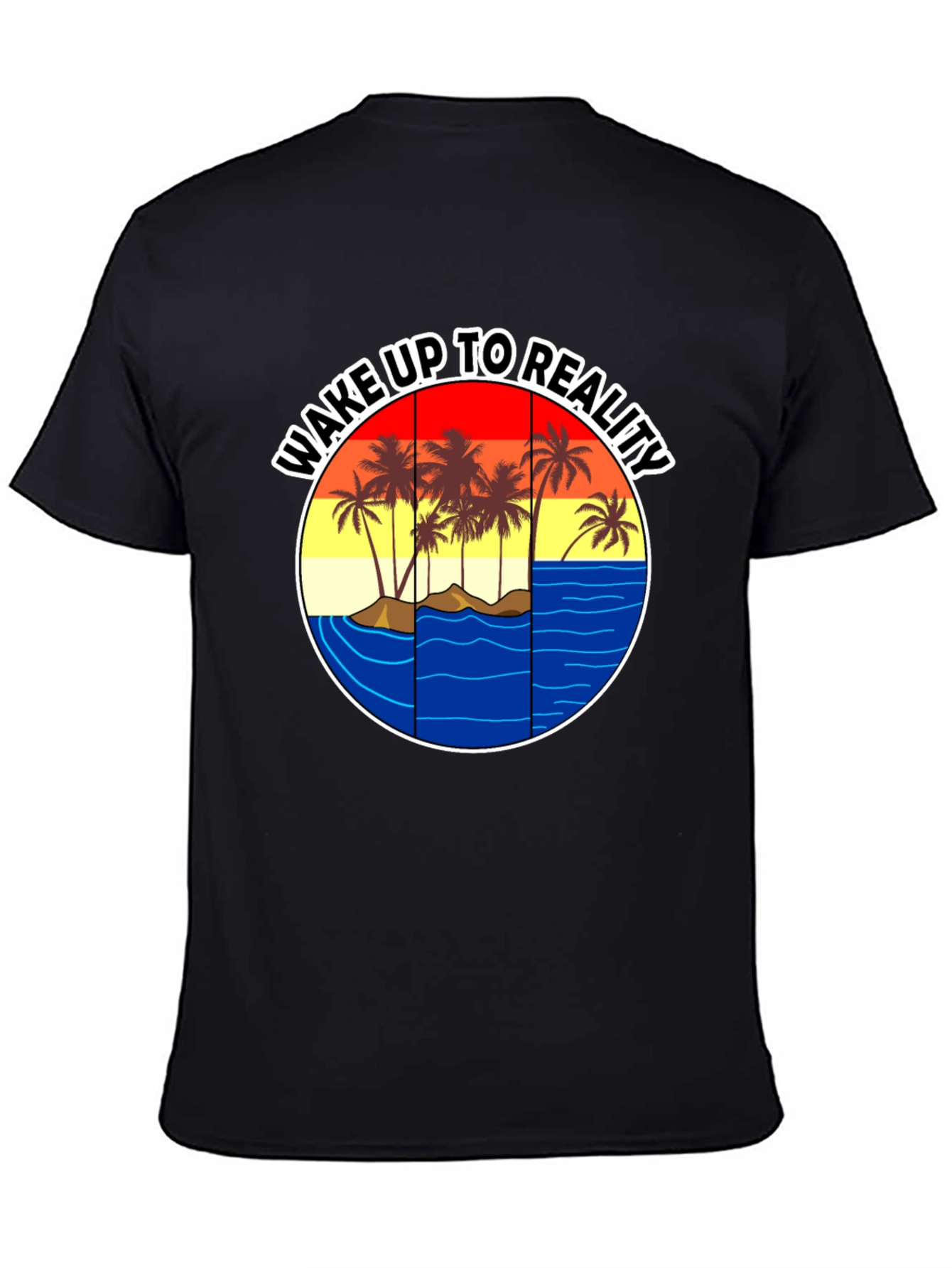 Wake Up To Reality T-Shirt - Tropical Graphic Tee