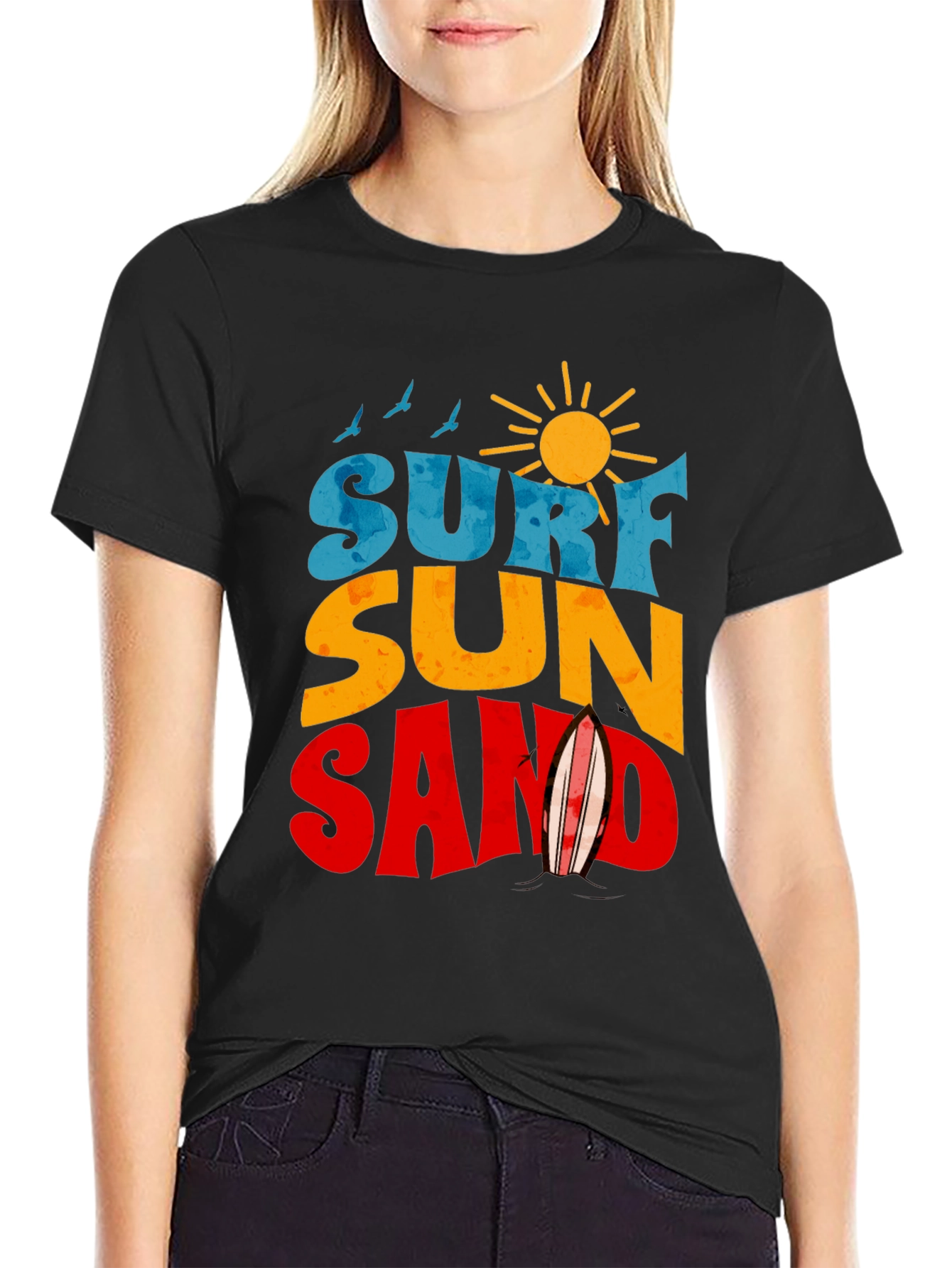 Surf Sun Sand Graphic Tee