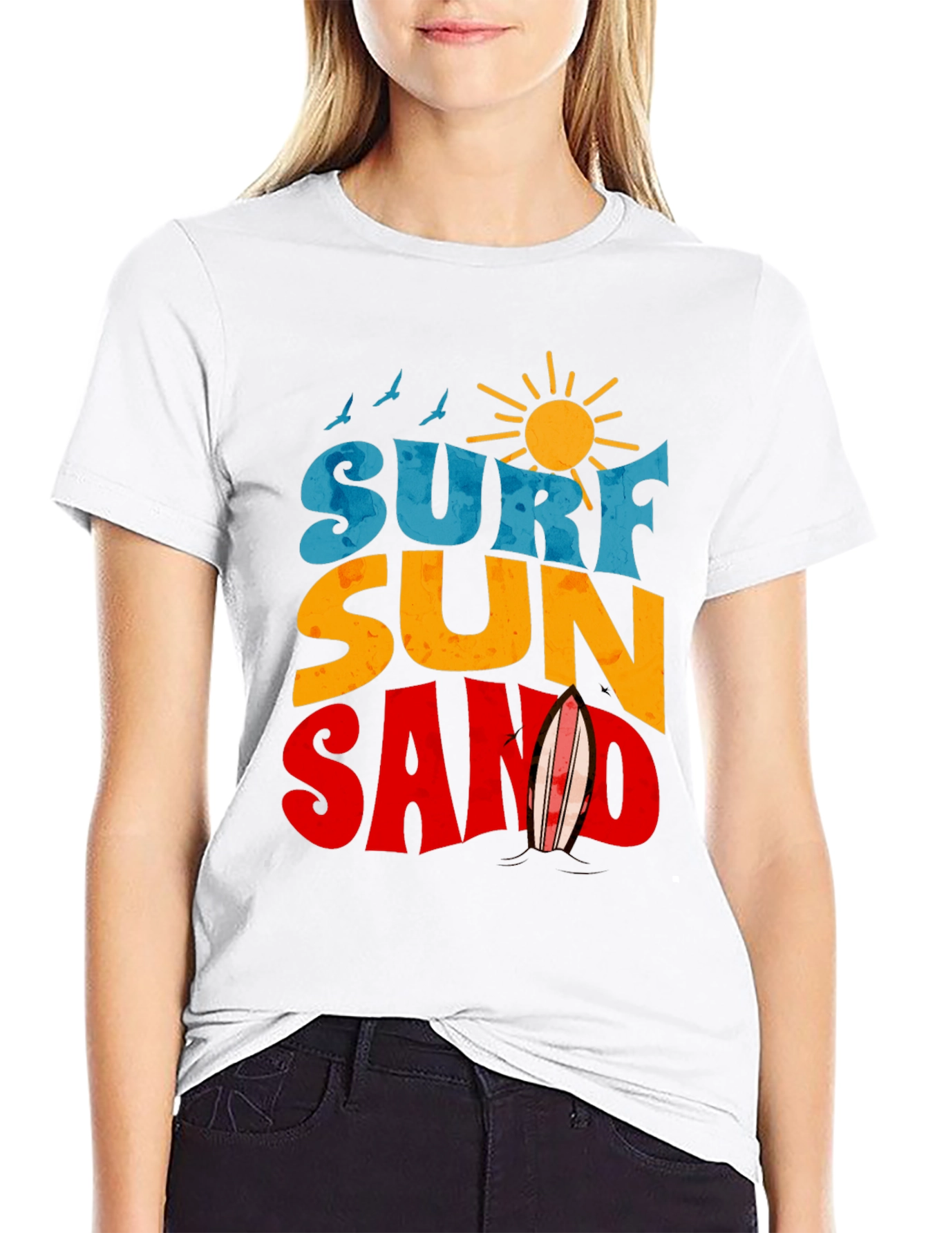 Surf Sun Sand Graphic Tee