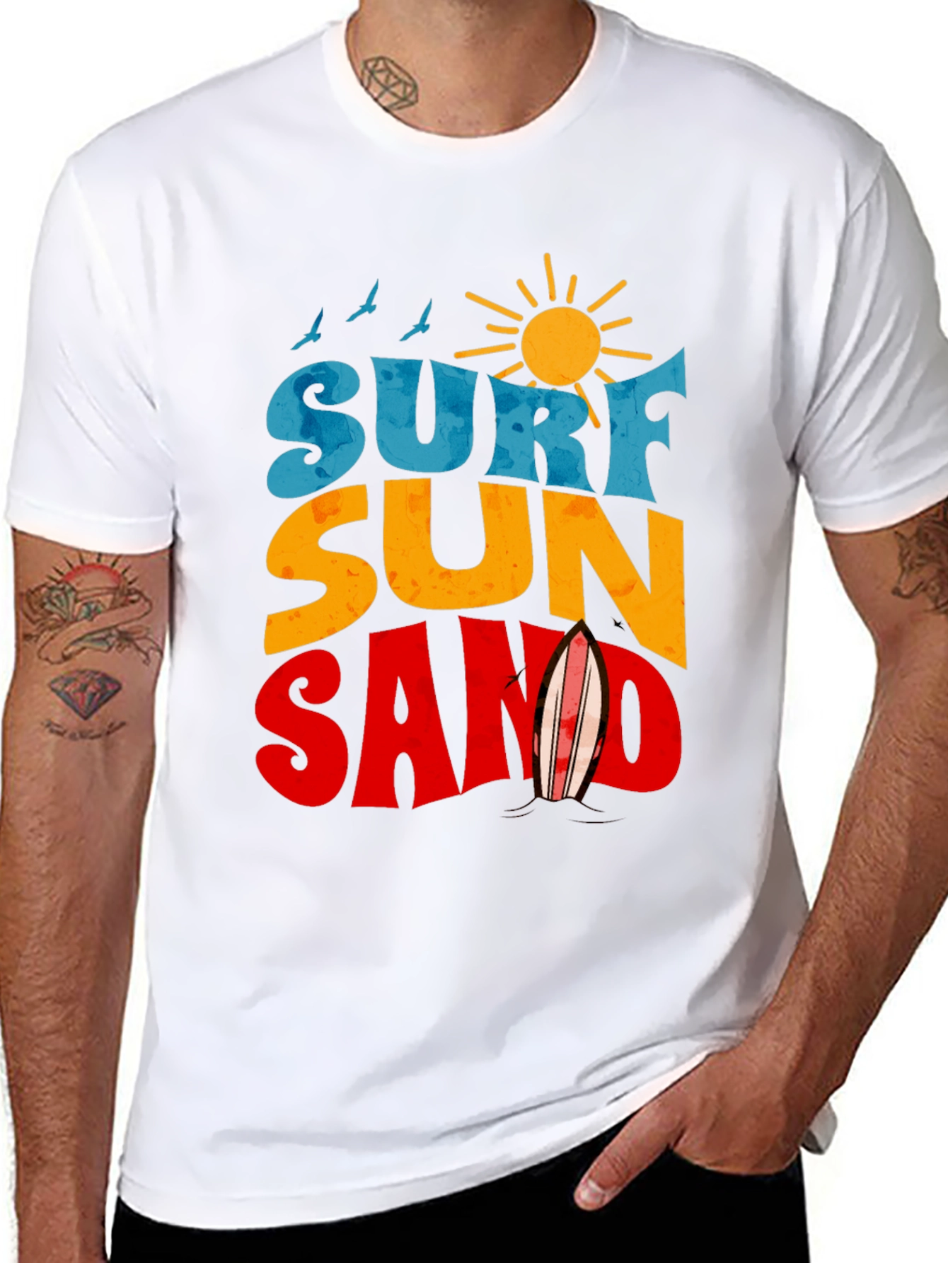 Surf Sun Sand Graphic Tee