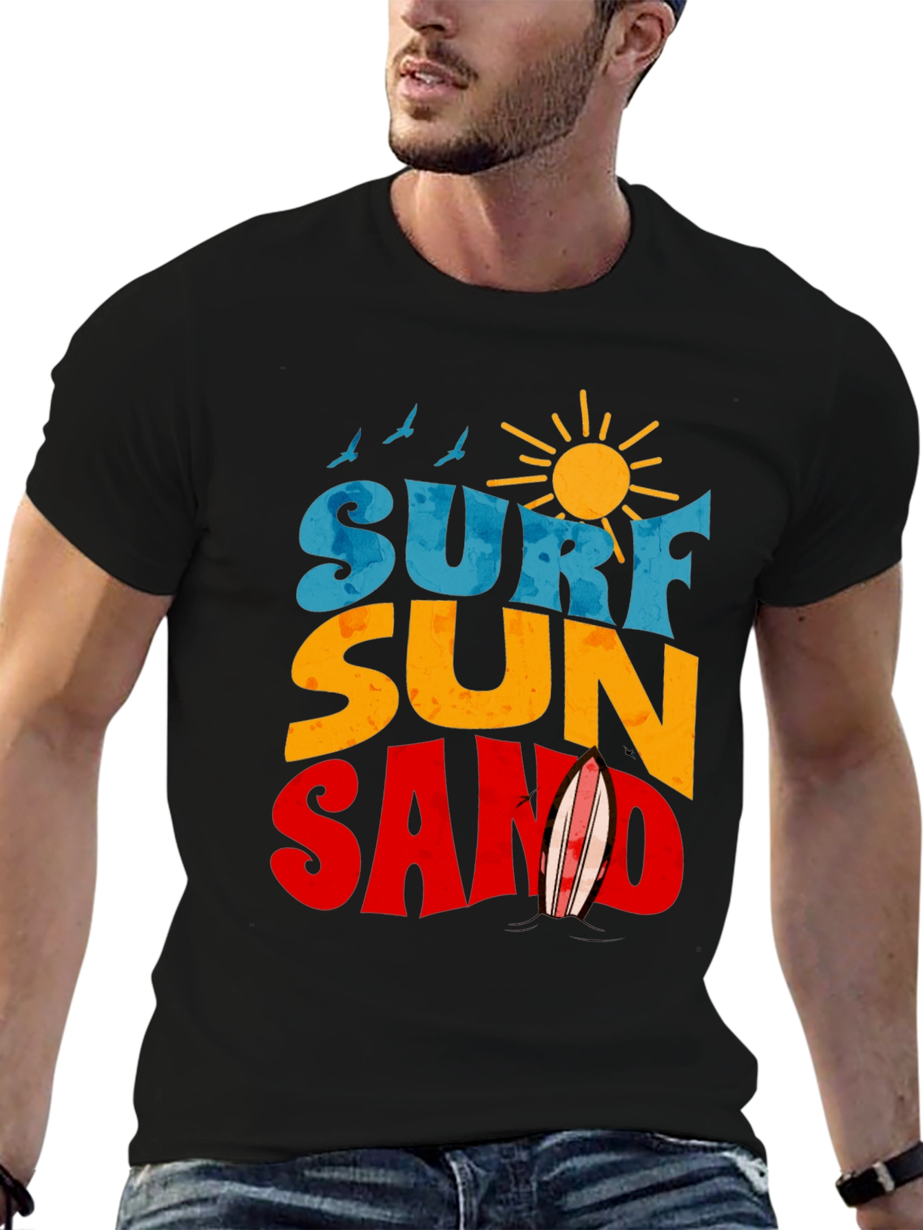 Surf Sun Sand Graphic Tee