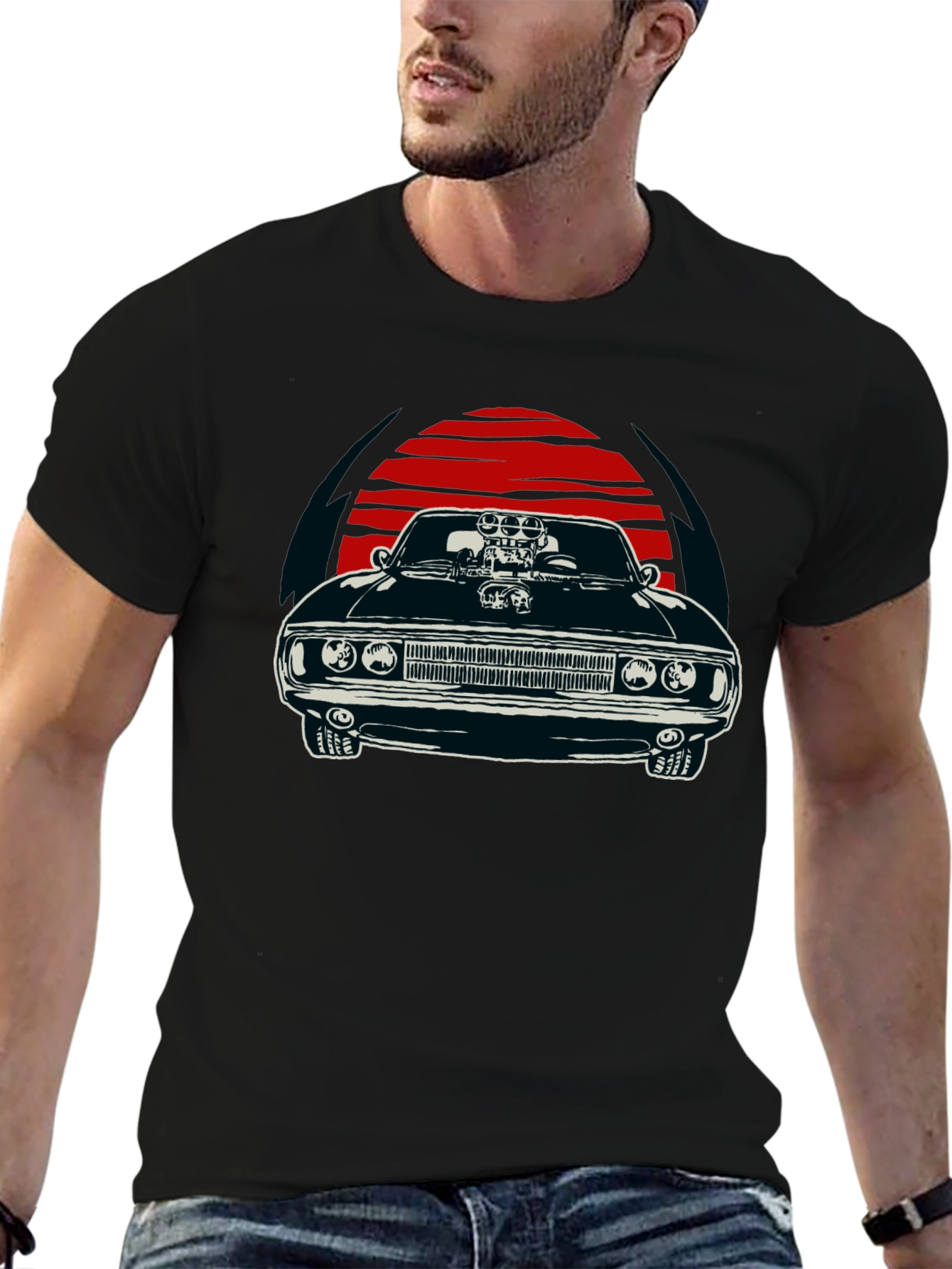 Muscle Car Graphic Tee - Fast & Furious Style