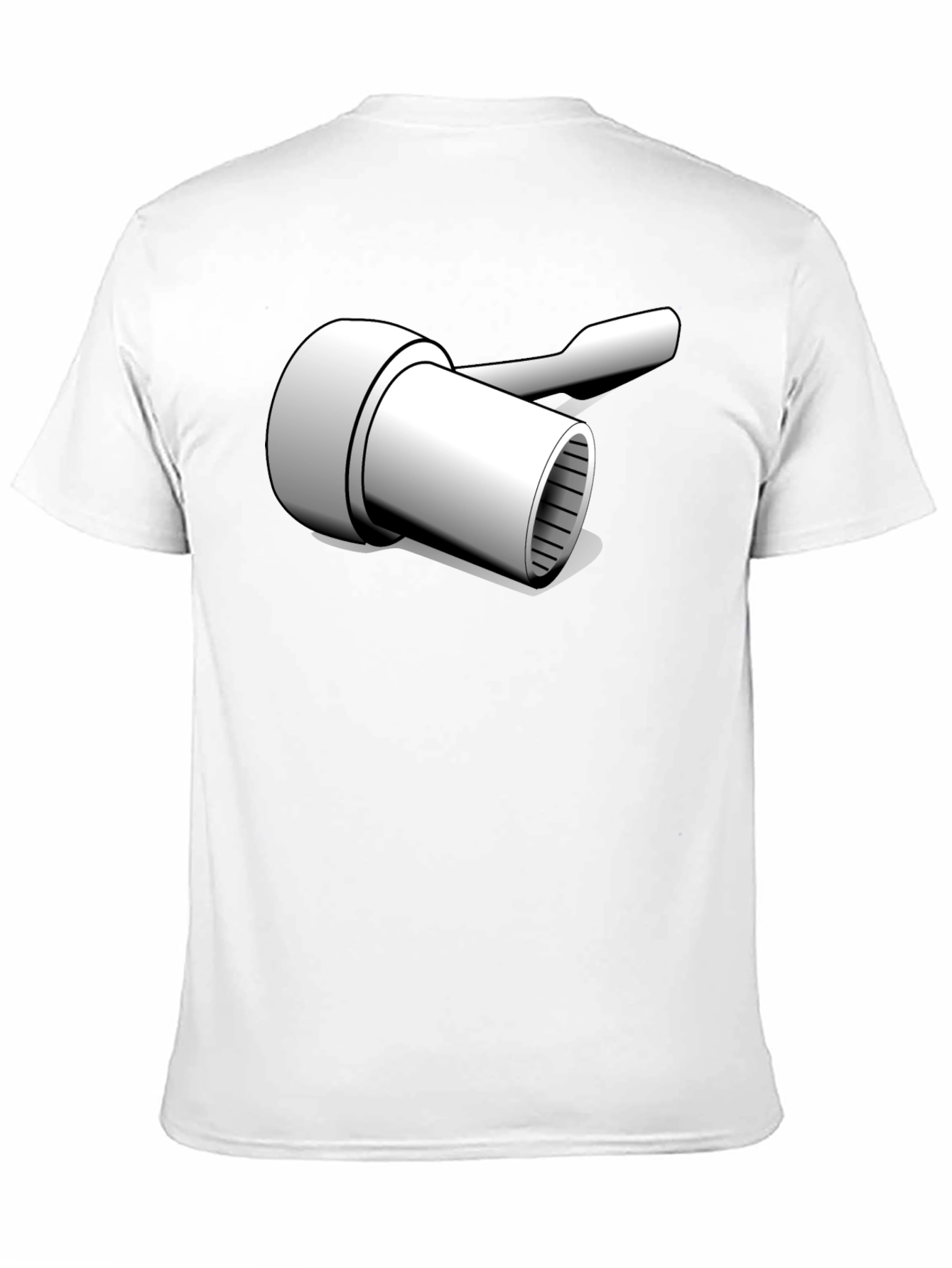 Novelty Wrench Graphic T-Shirt - Black
