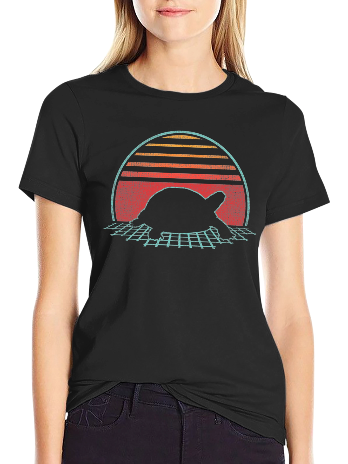 Retro Turtle Graphic Tee