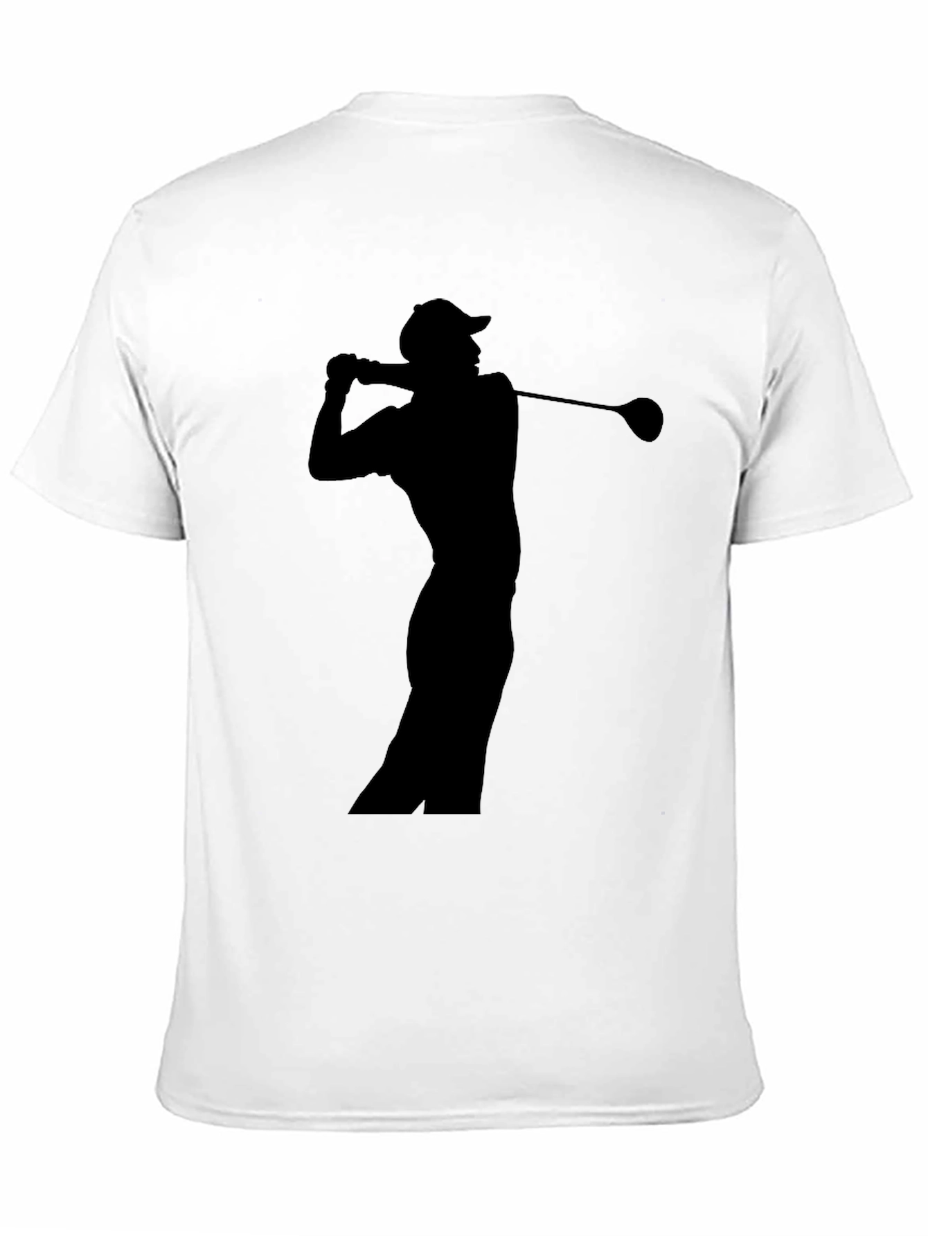 Golf Silhouette Black T-Shirt
