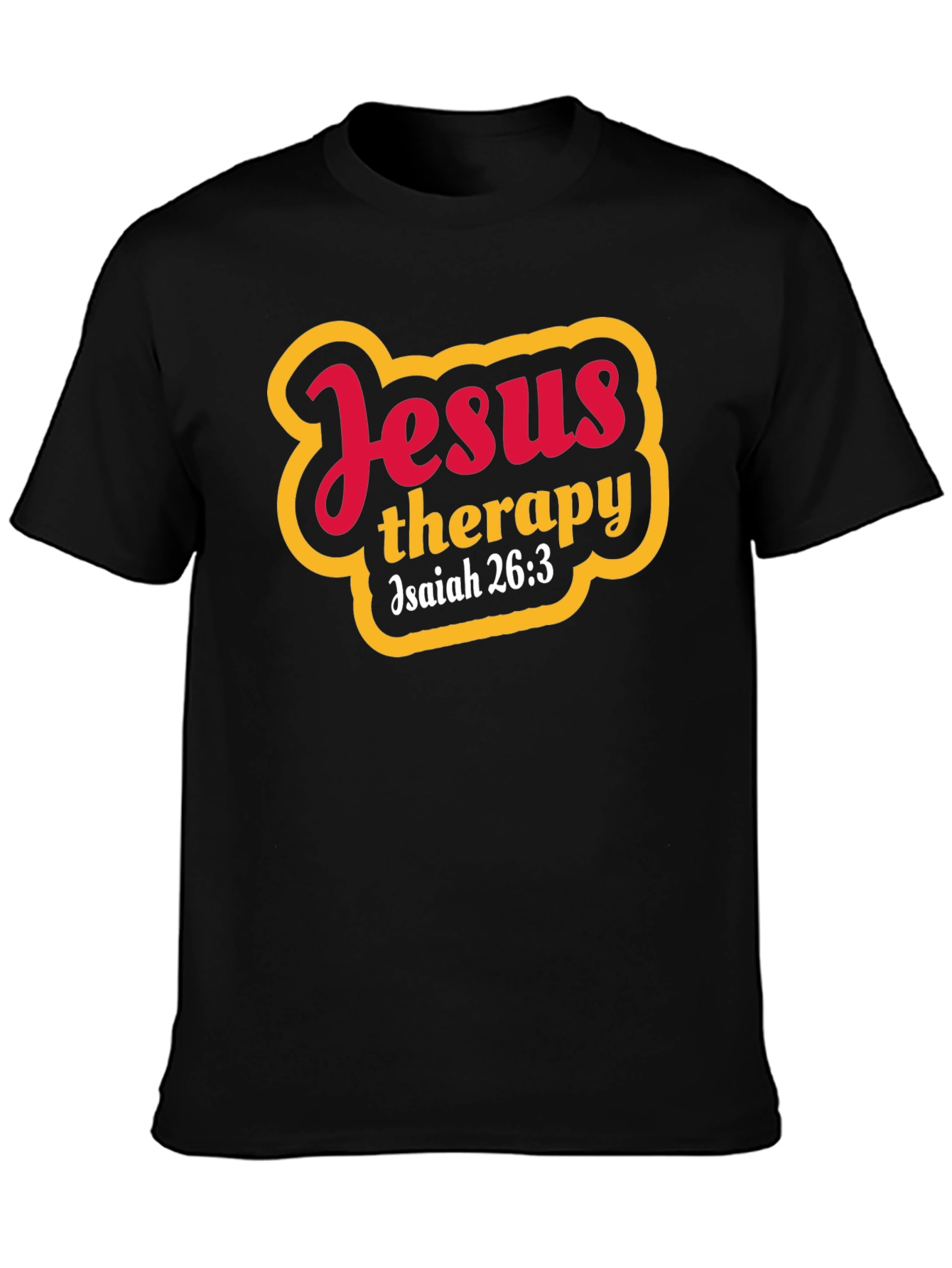 Jesus Therapy Isaiah 26:3 Graphic T-Shirt