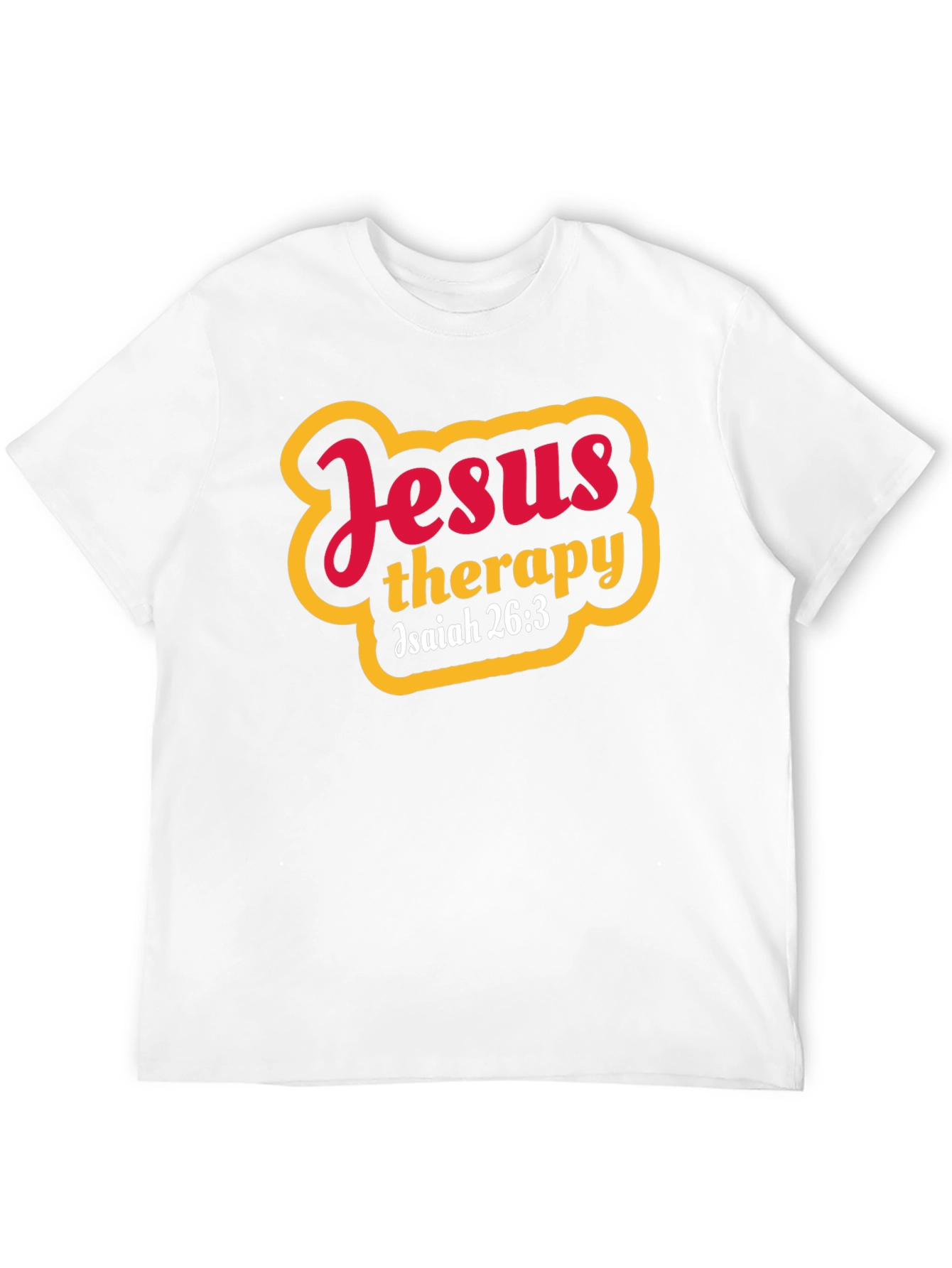 Jesus Therapy Isaiah 26:3 Graphic T-Shirt
