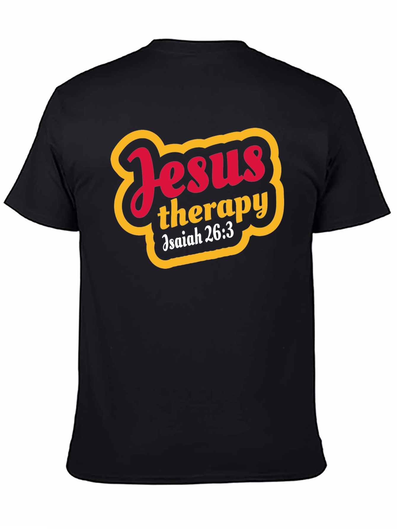Jesus Therapy Isaiah 26:3 Graphic T-Shirt