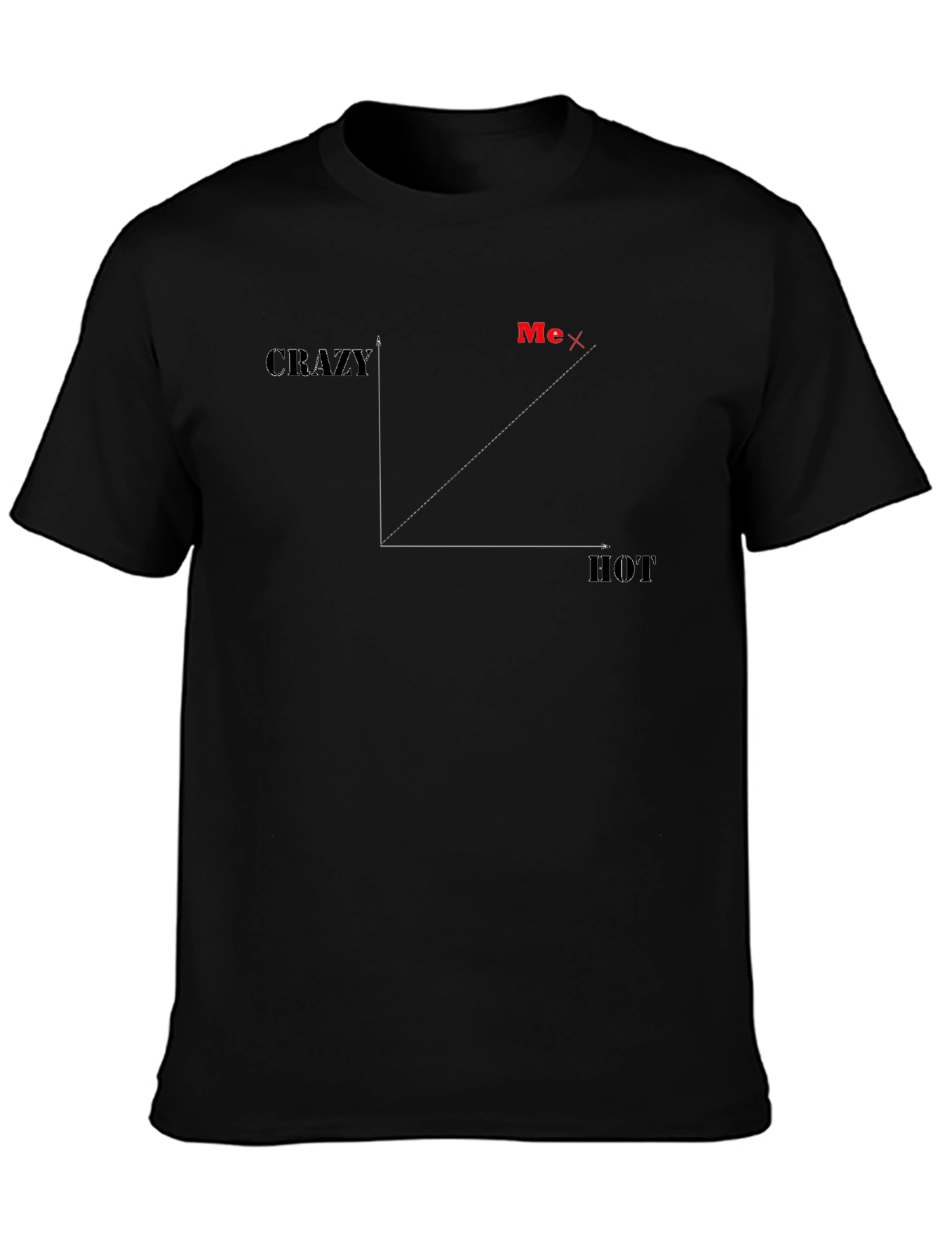 Crazy Hot Graphic T-Shirt - Mens