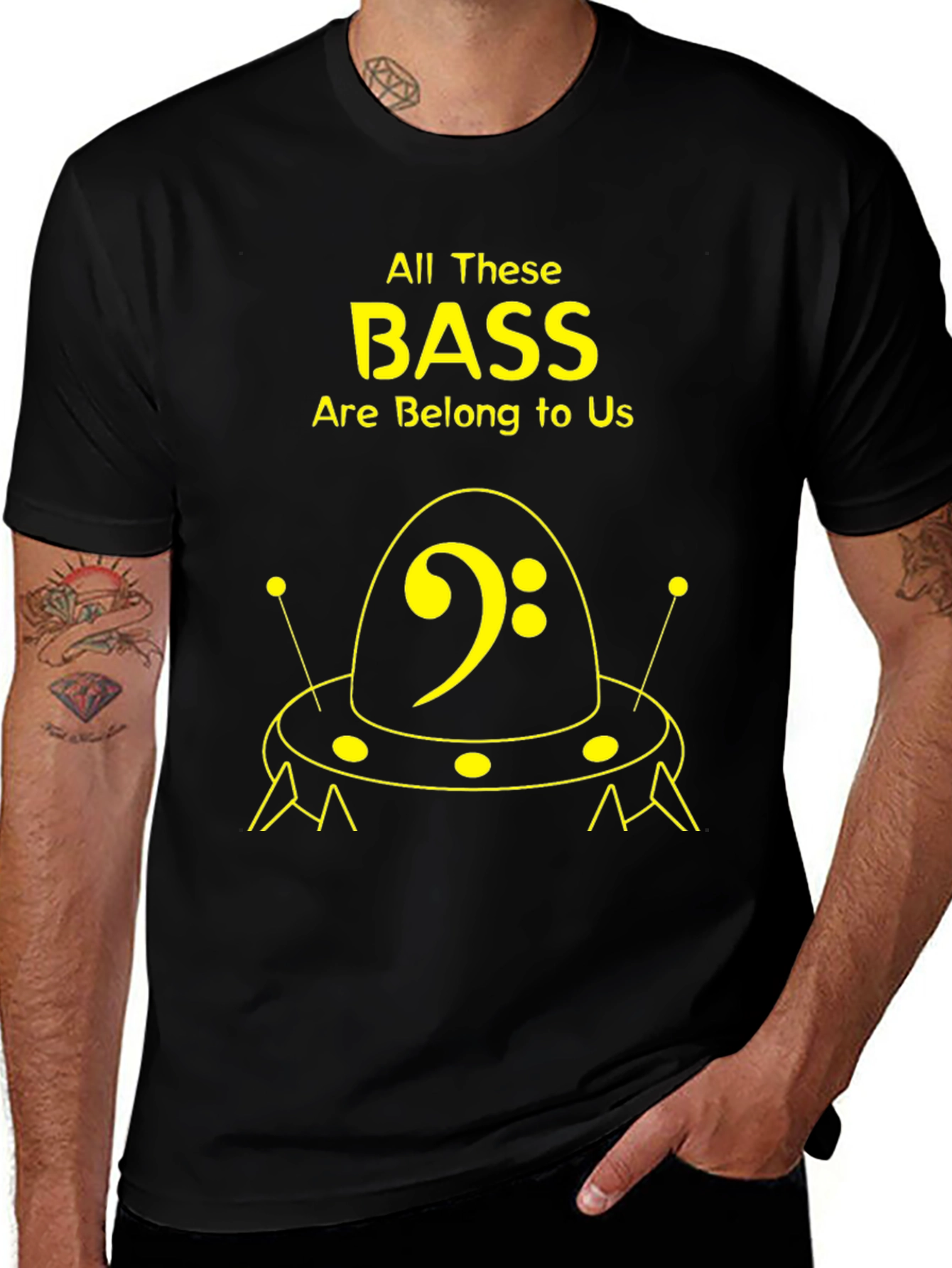 All These Bass Are Belong to Us T-Shirt