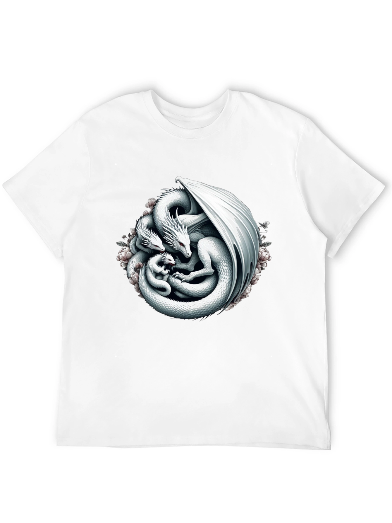Dragon Family Black T-Shirt