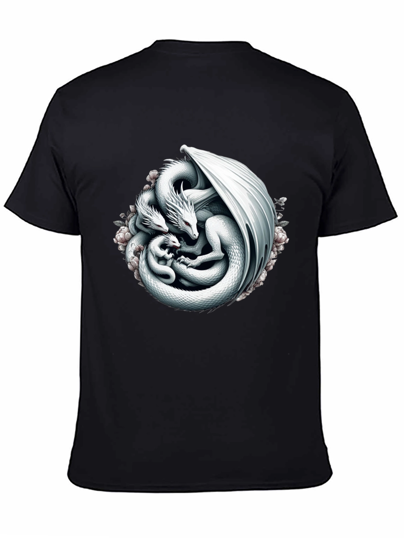 Dragon Family Black T-Shirt