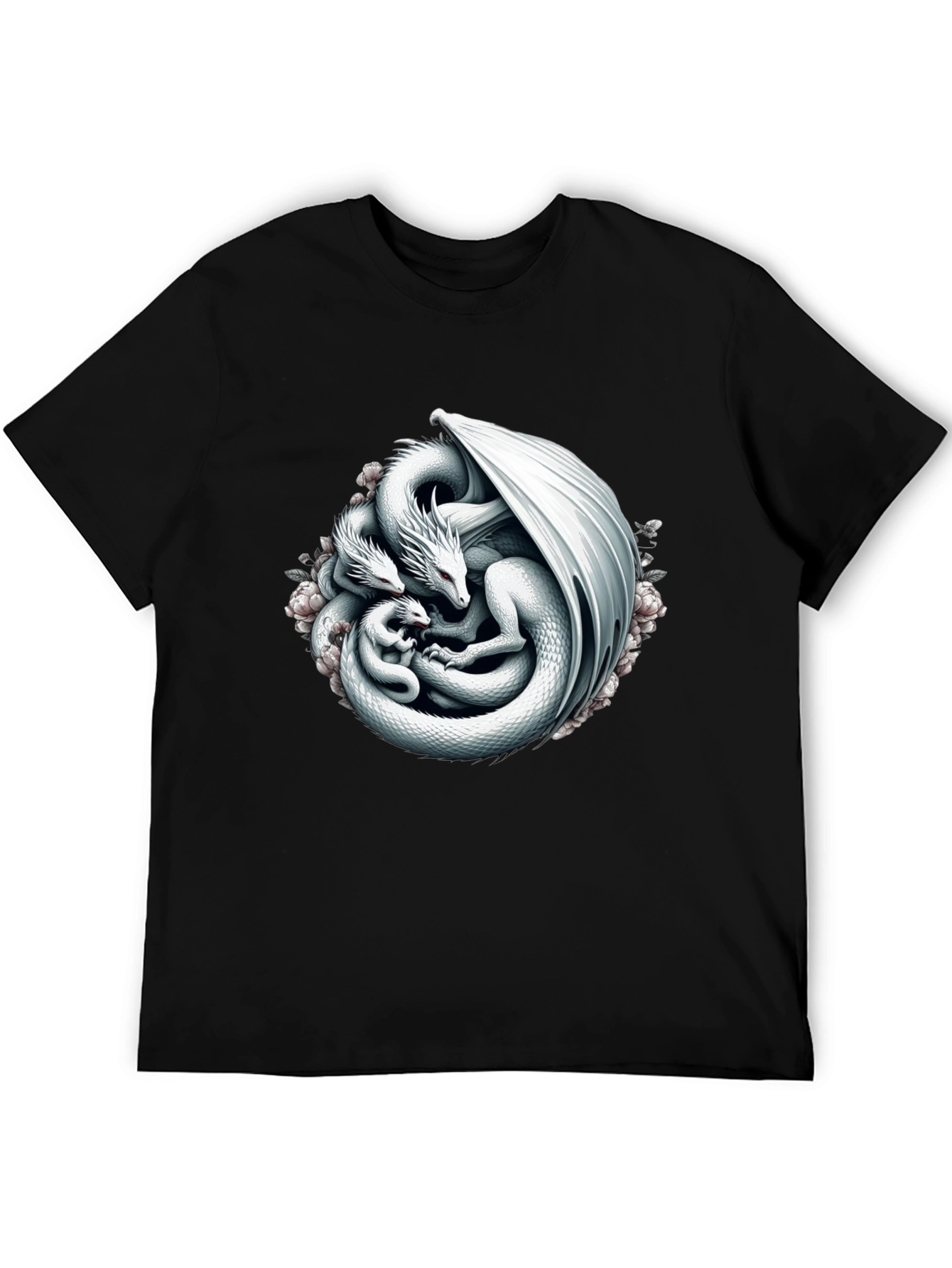 Dragon Family Black T-Shirt