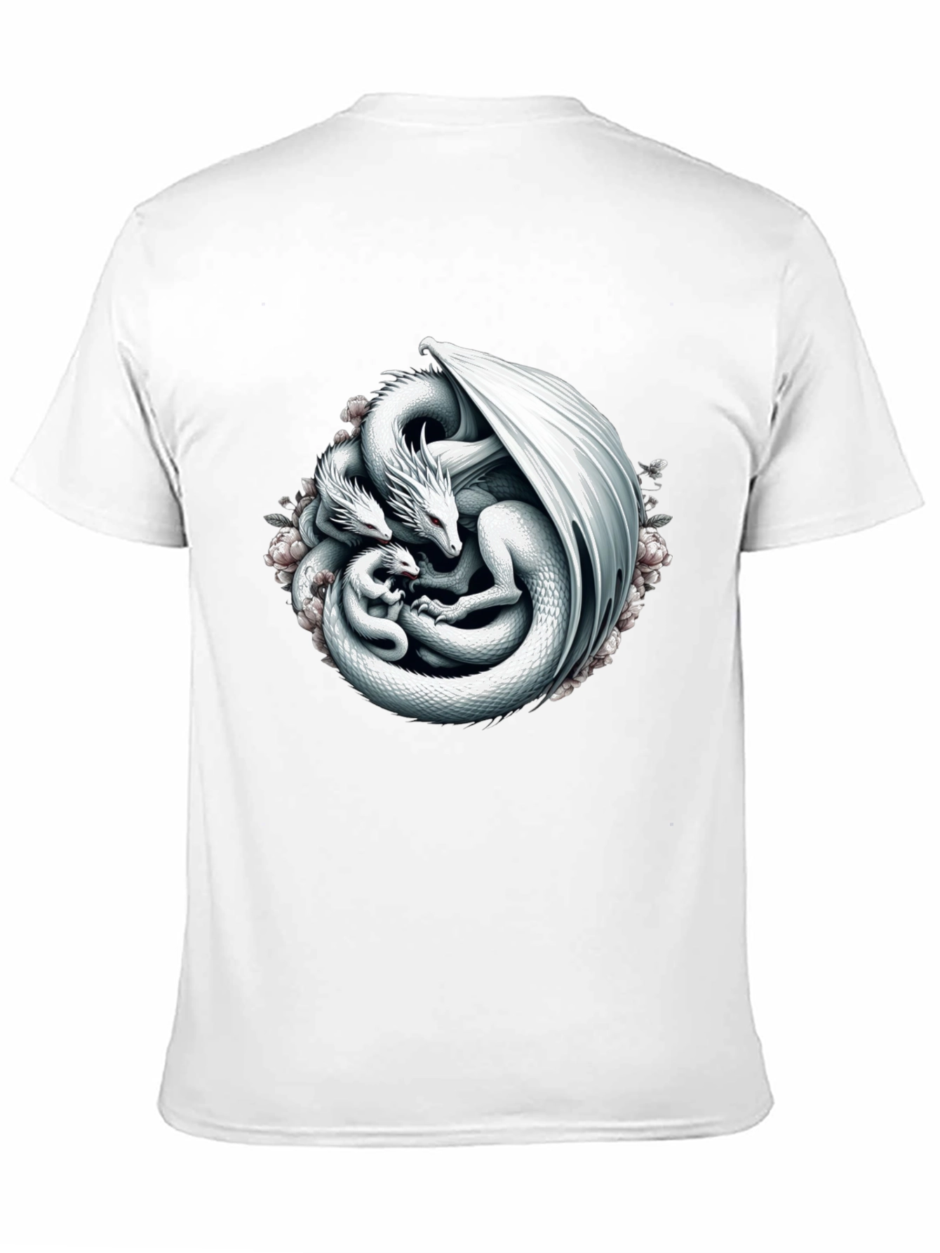 Dragon Family Black T-Shirt