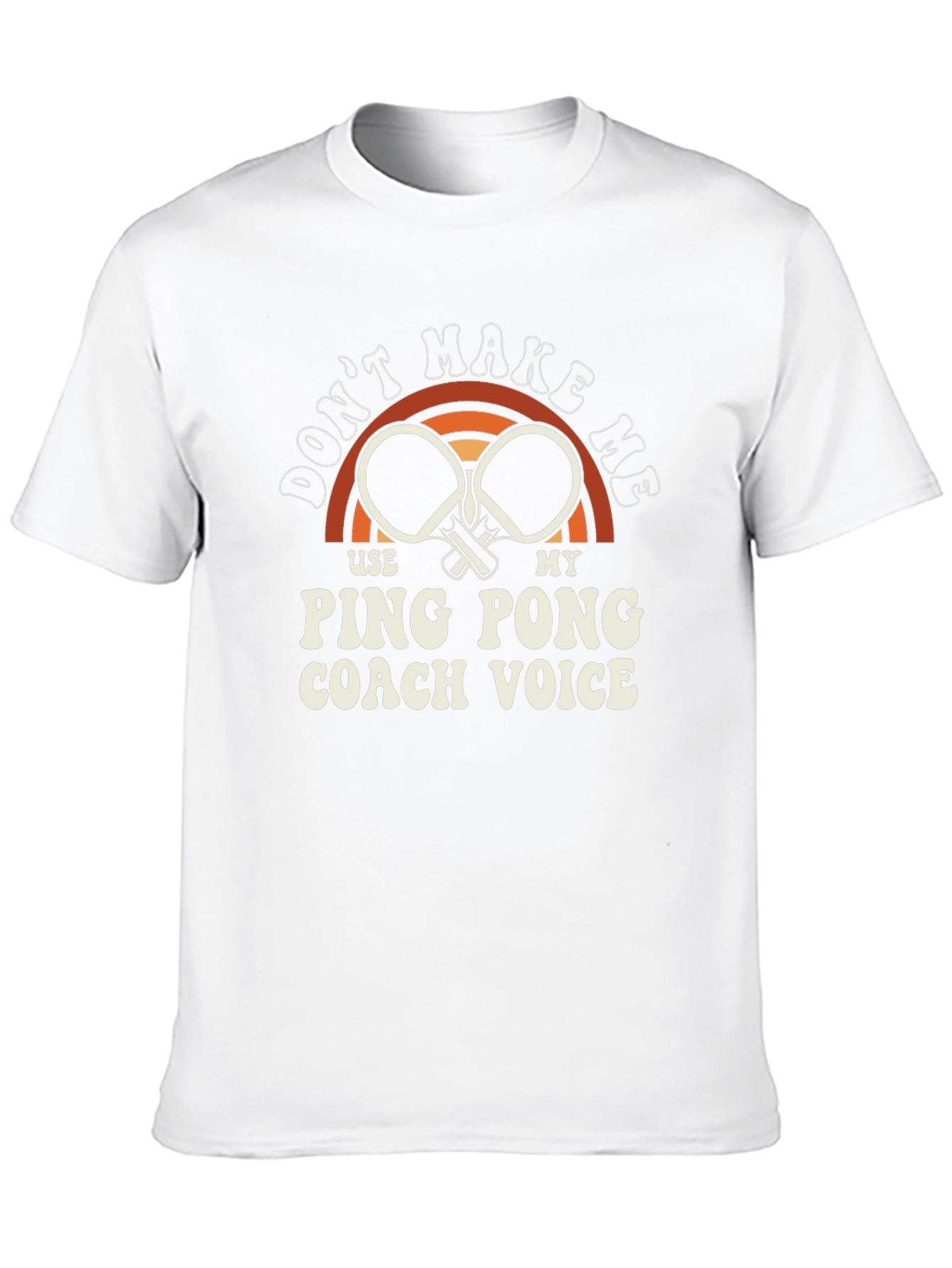 Ping Pong Coach T-Shirt - Funny Table Tennis Tee