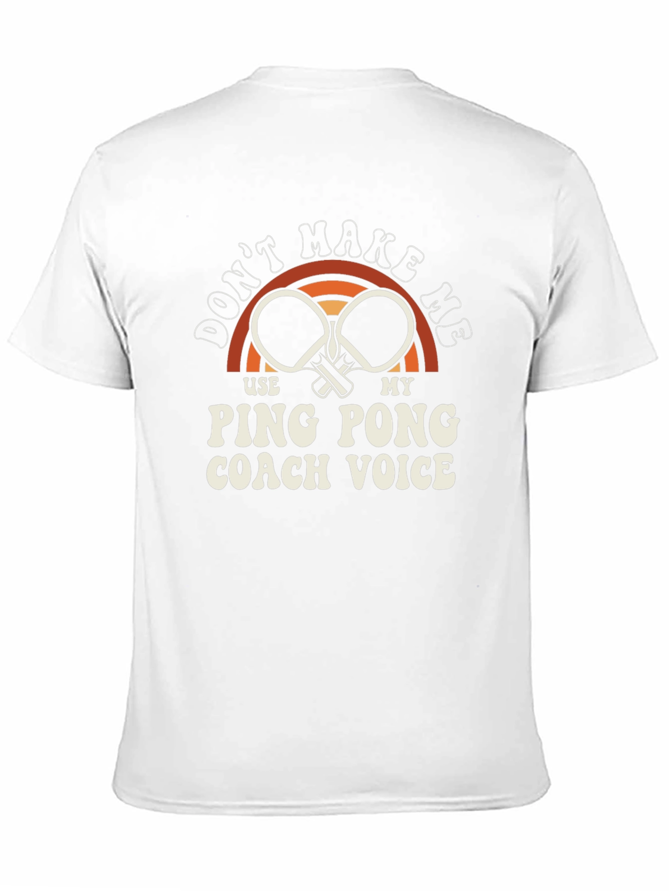 Ping Pong Coach T-Shirt - Funny Table Tennis Tee