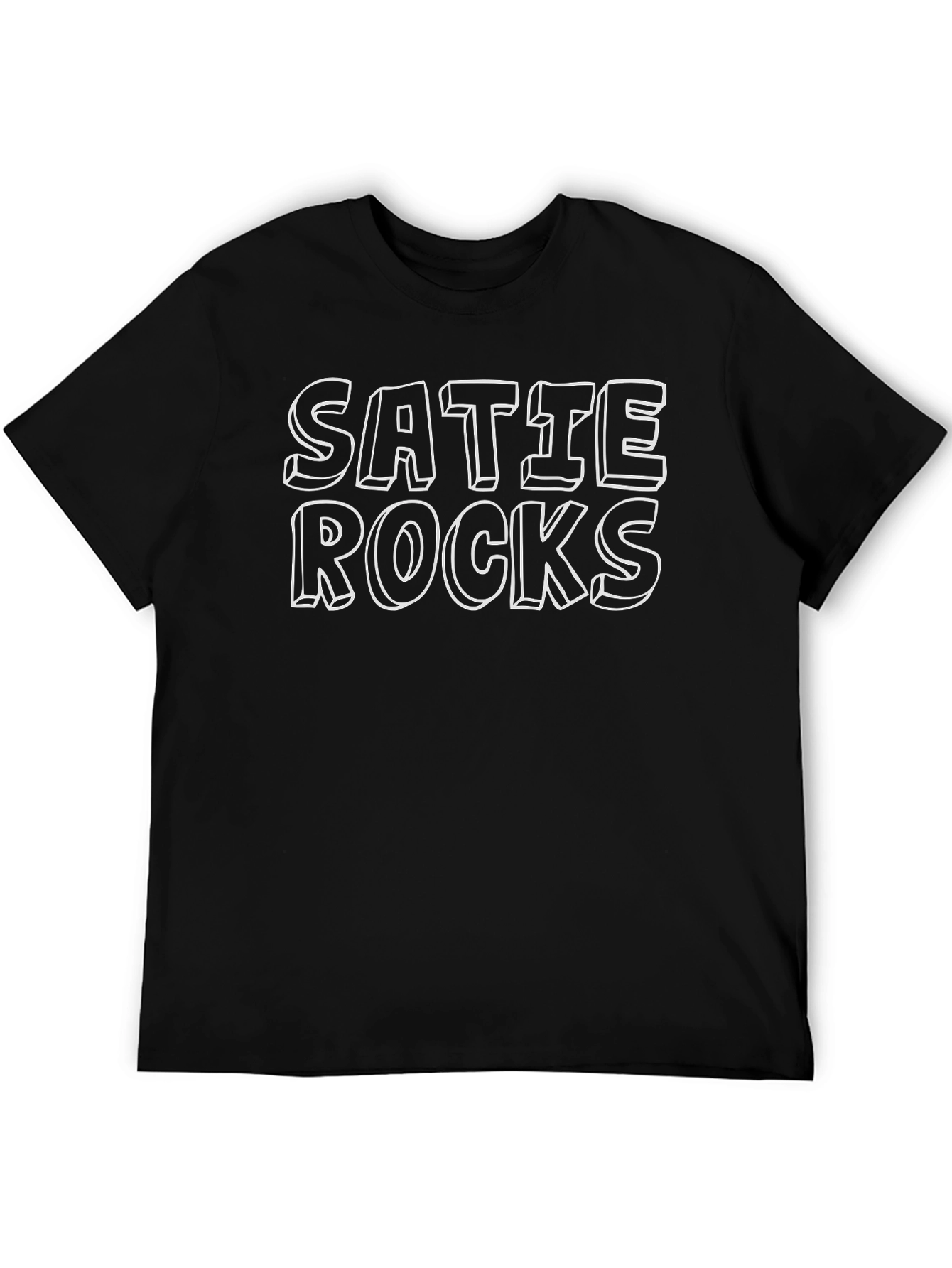 Satie Rocks T-Shirt - Classic Black Tee