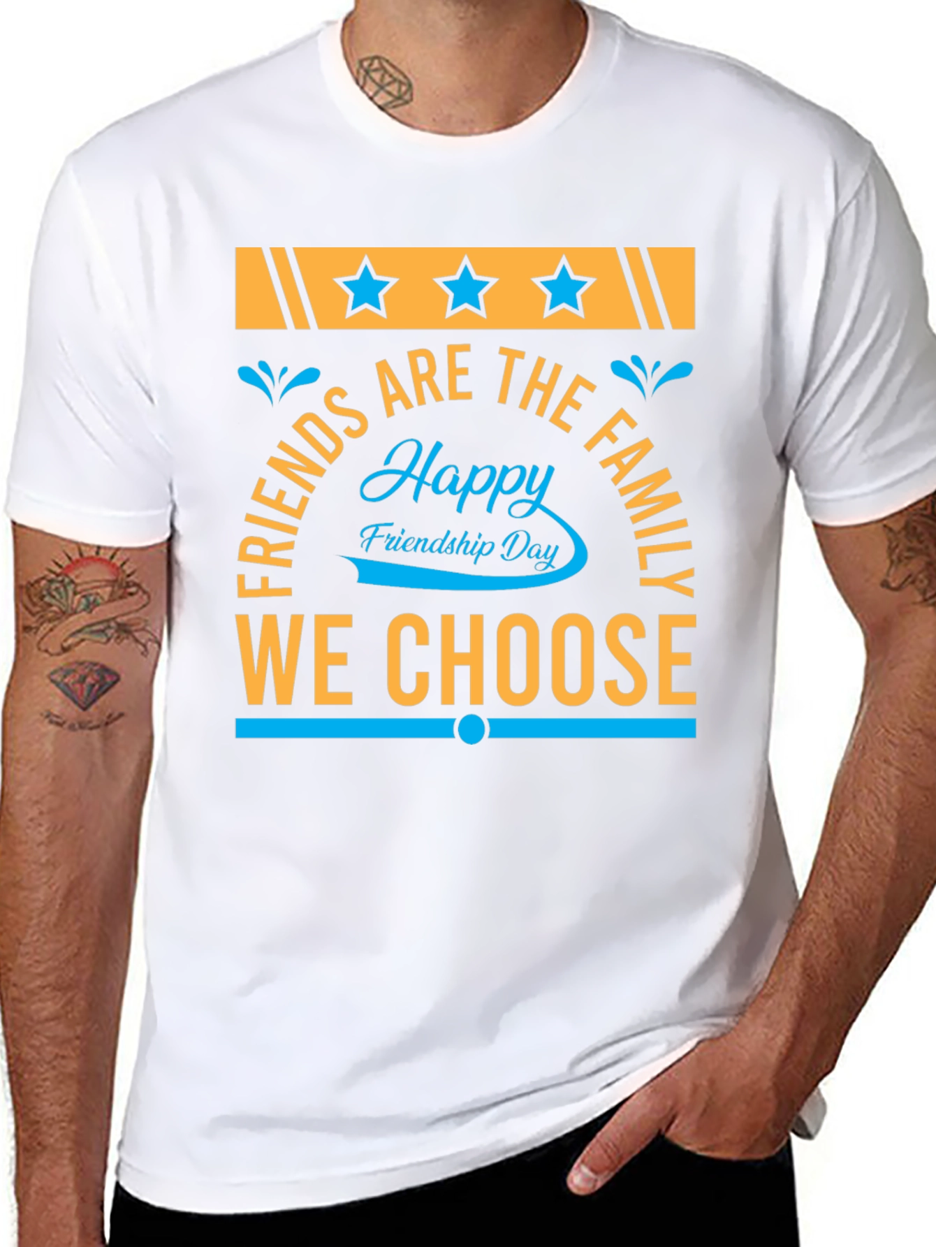 Happy Friendship Day T-Shirt - Friends Are Family