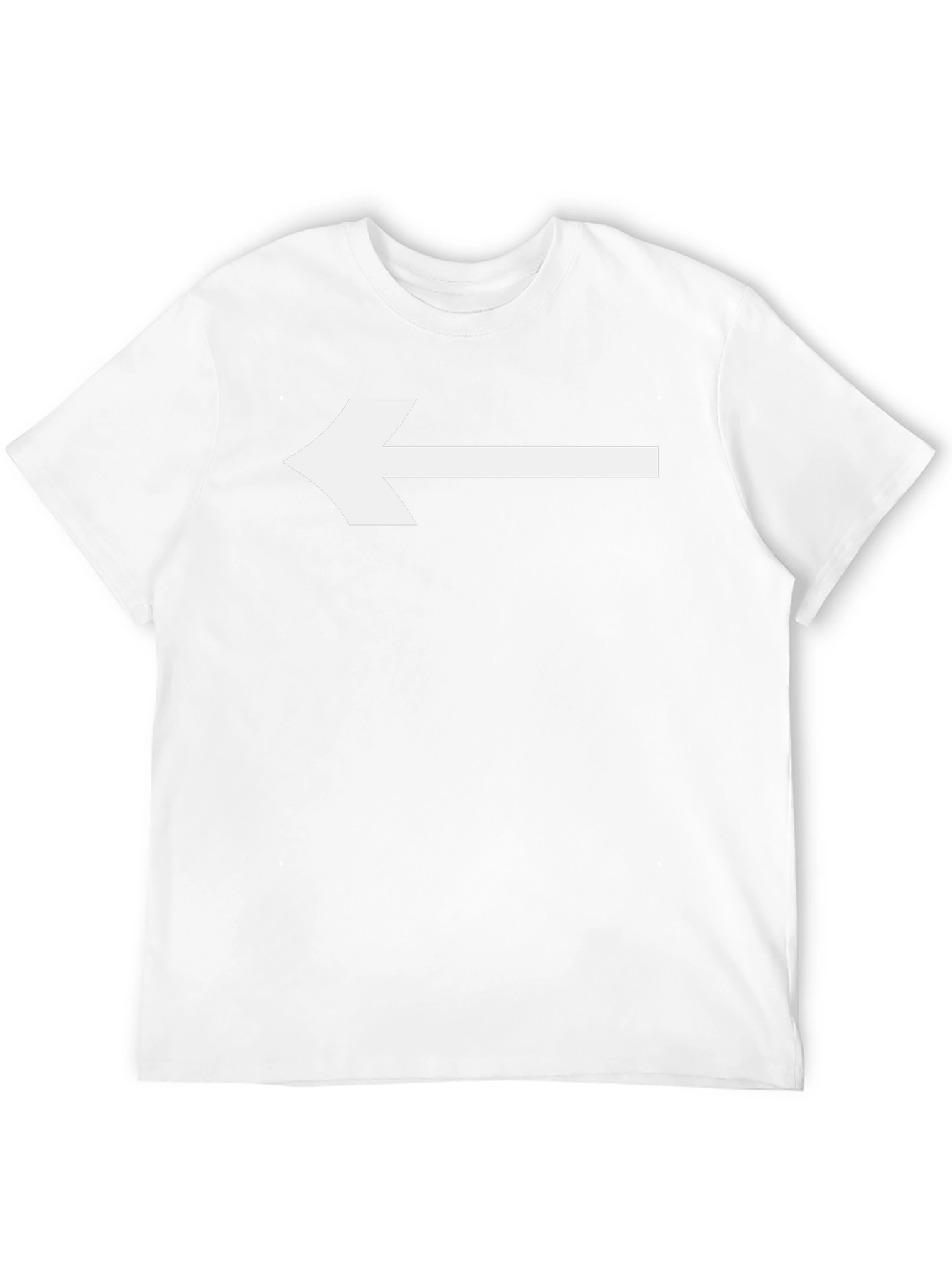 Left Arrow Graphic Tee - Point the Way!