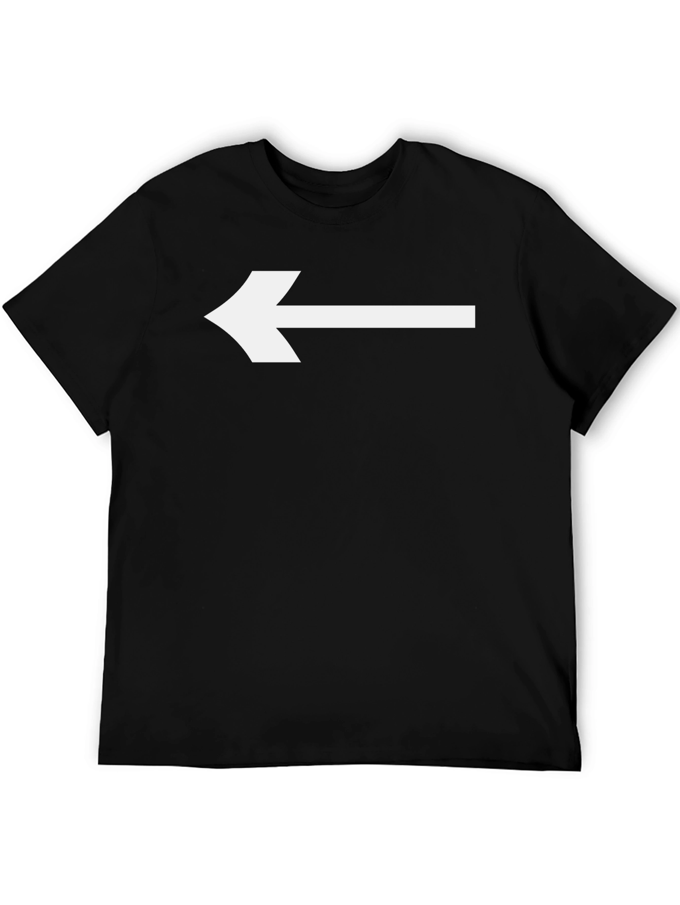 Left Arrow Graphic Tee - Point the Way!