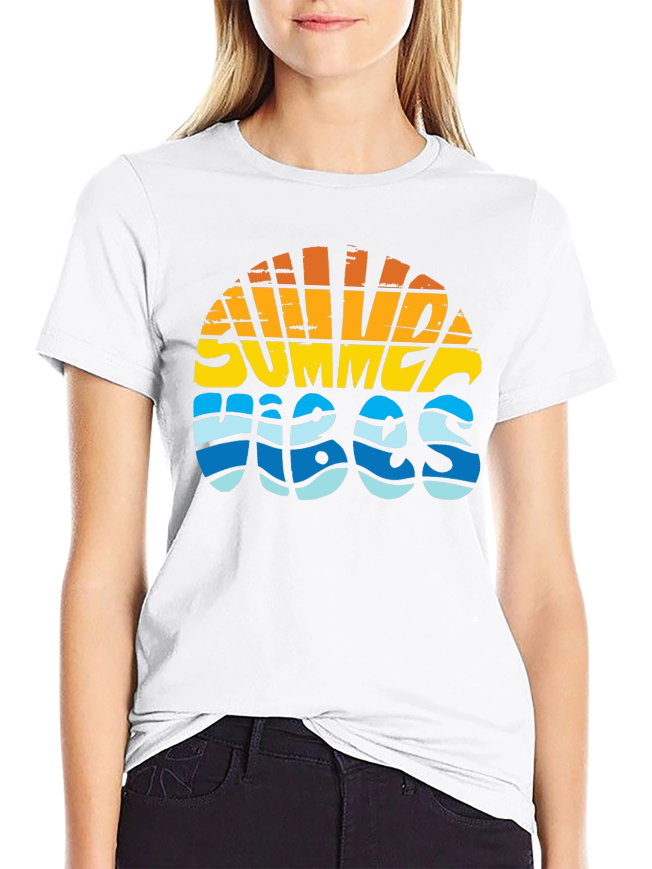 Summer Vibes Retro Graphic T-Shirt