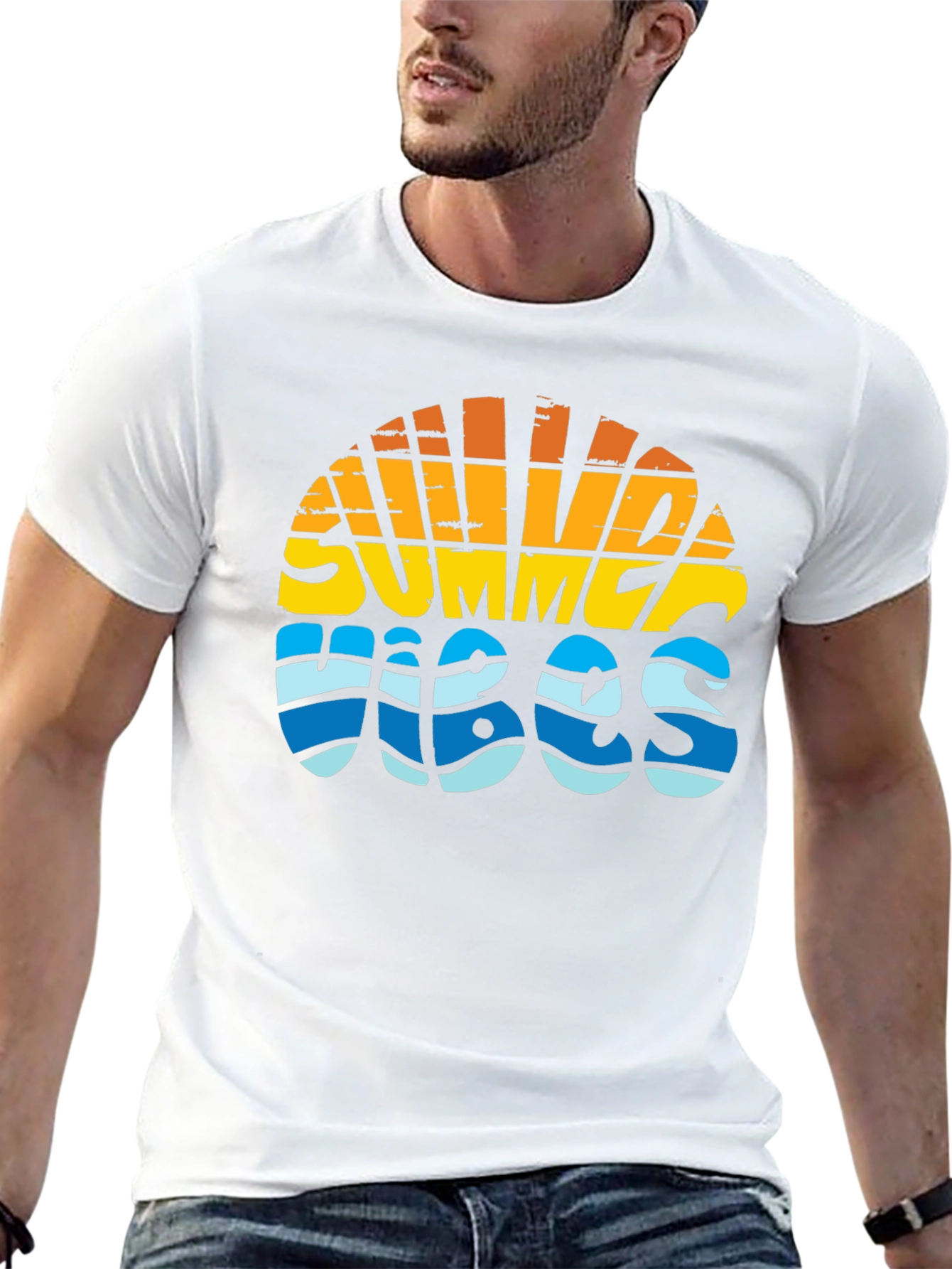 Summer Vibes Retro Graphic T-Shirt