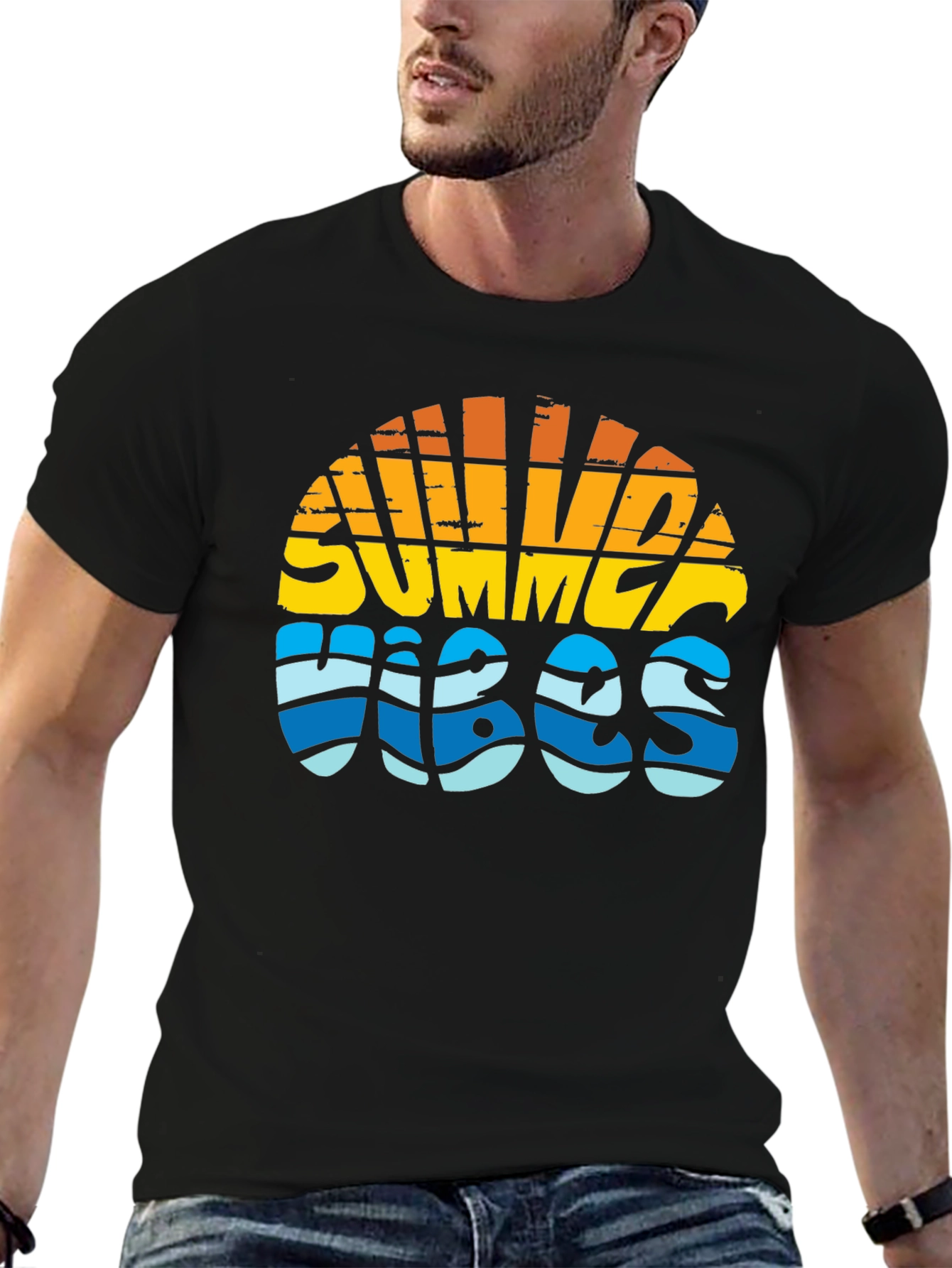 Summer Vibes Retro Graphic T-Shirt
