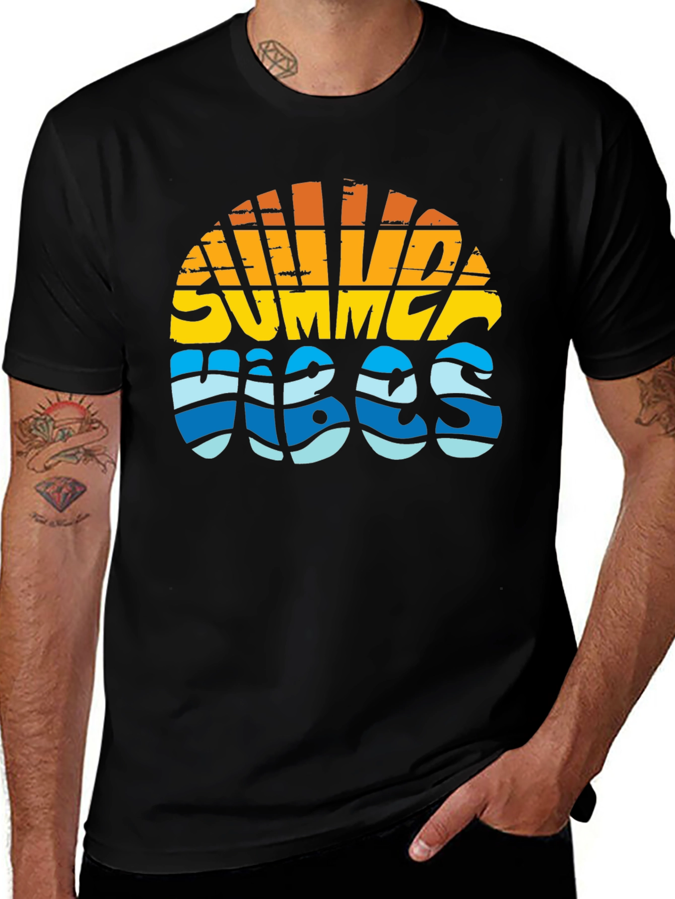Summer Vibes Retro Graphic T-Shirt