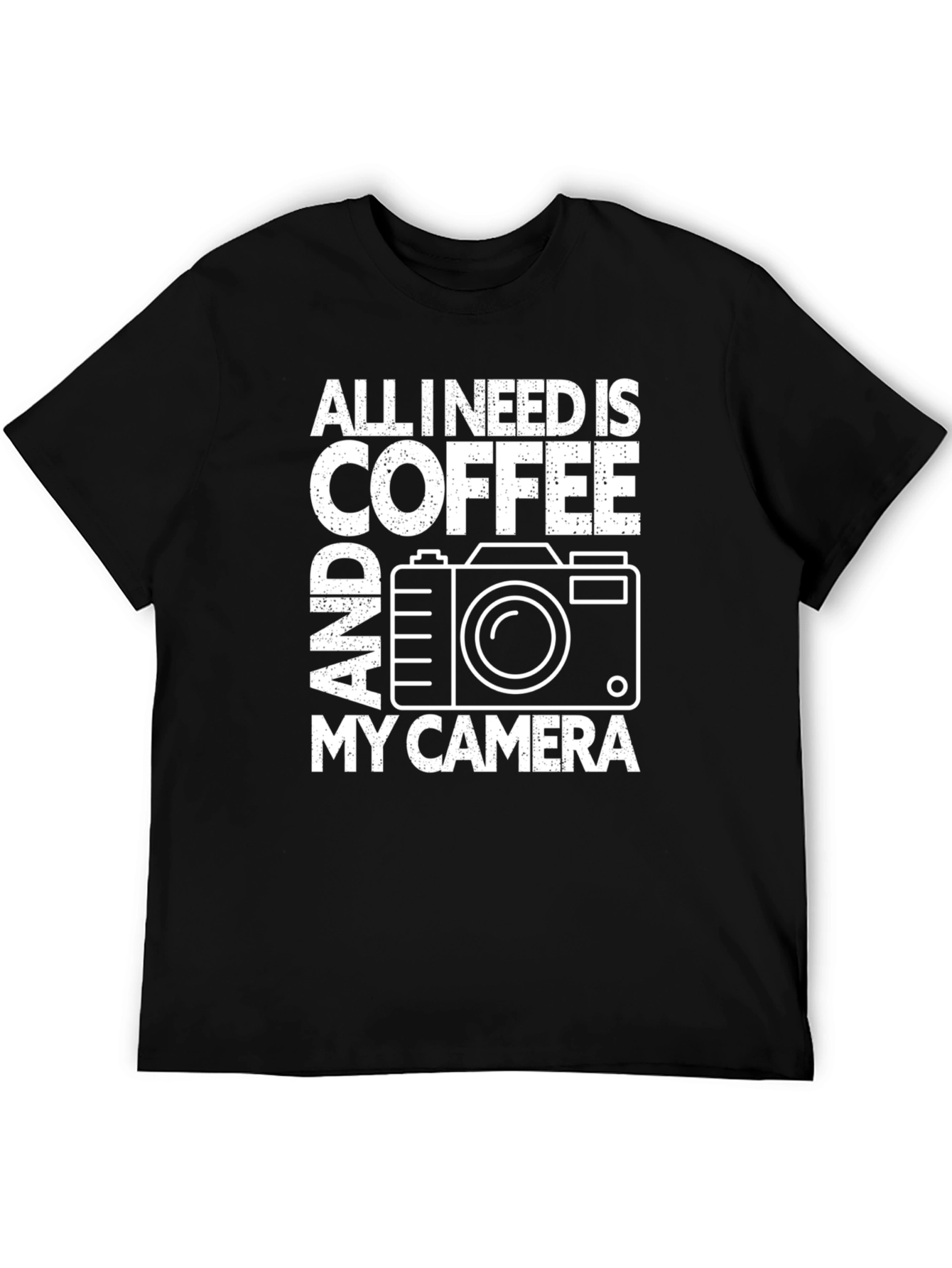 Coffee and Camera Graphic T-Shirt