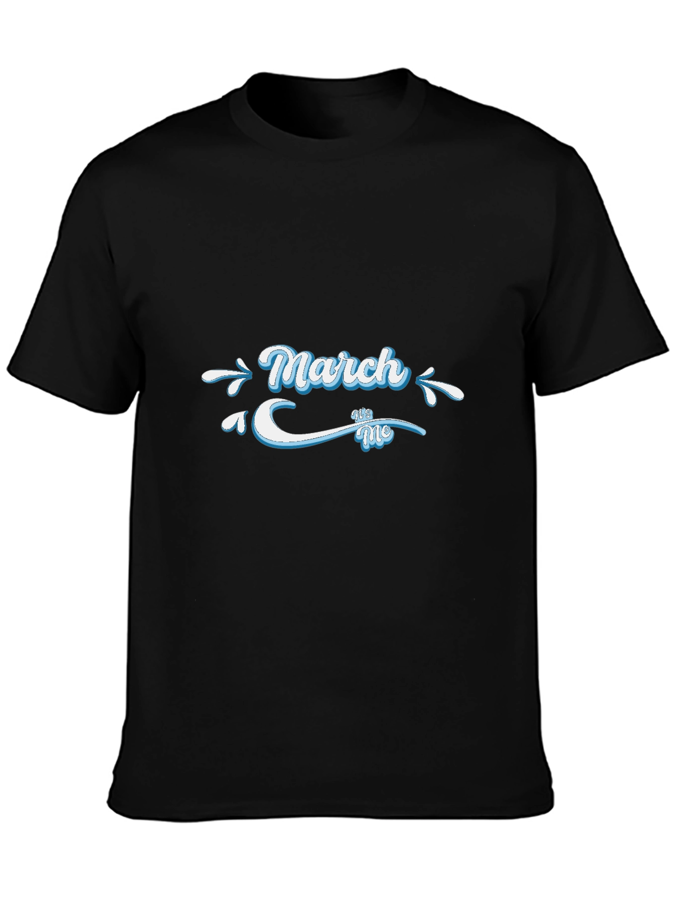 March With Me Graphic Tee - Black