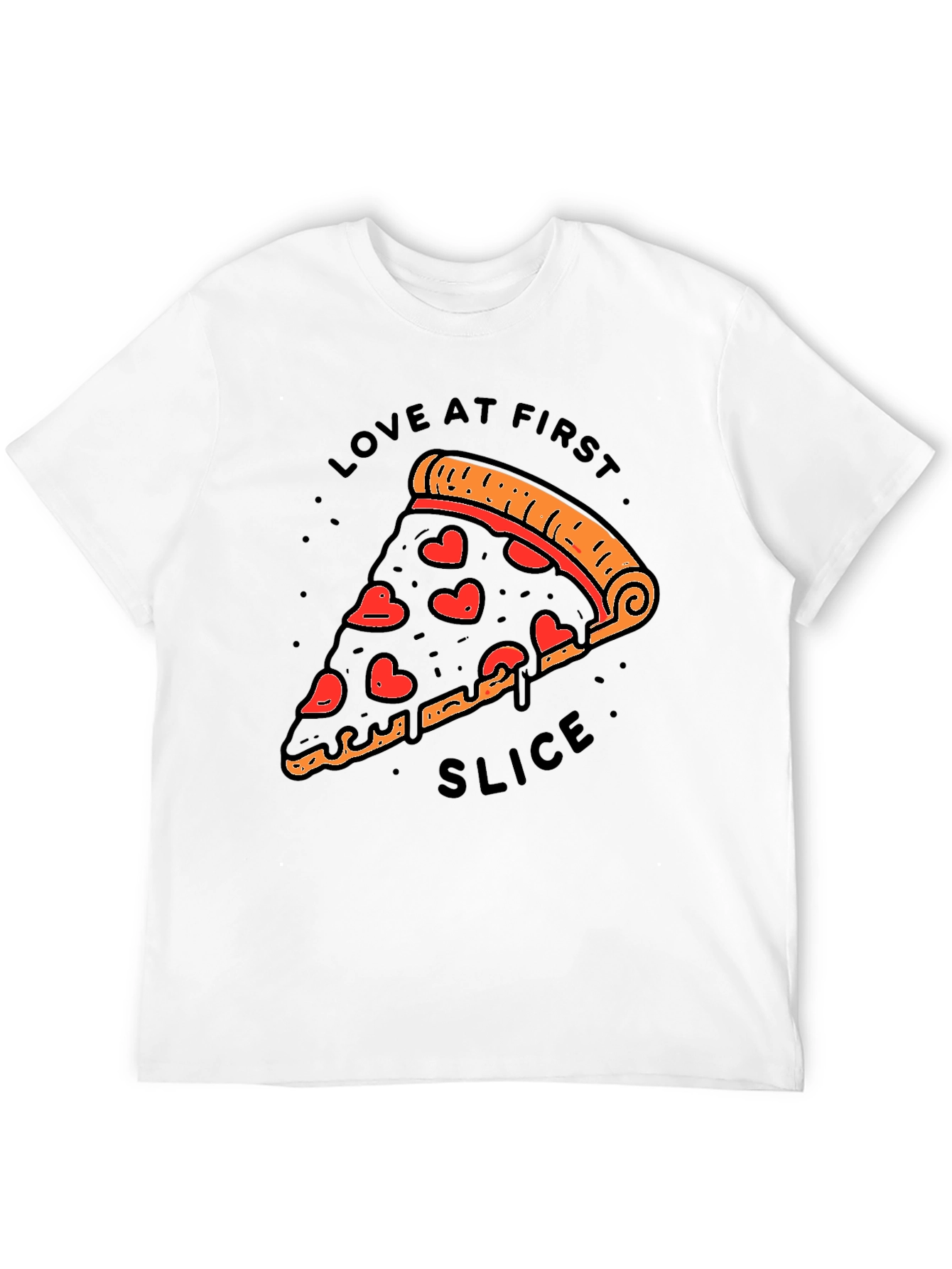Love at First Slice Pizza T-Shirt