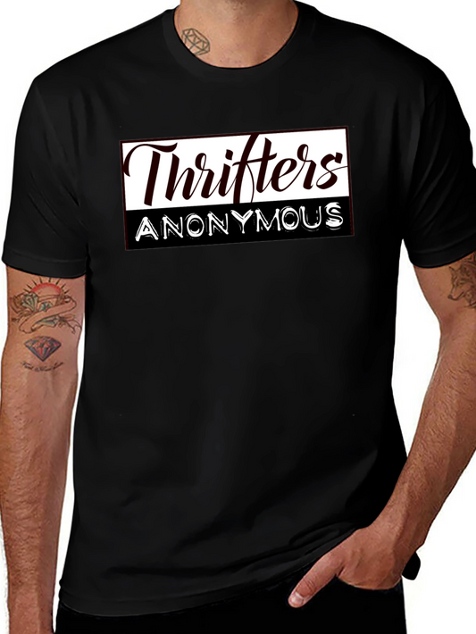 Thrifters Anonymous Graphic T-Shirt - Black