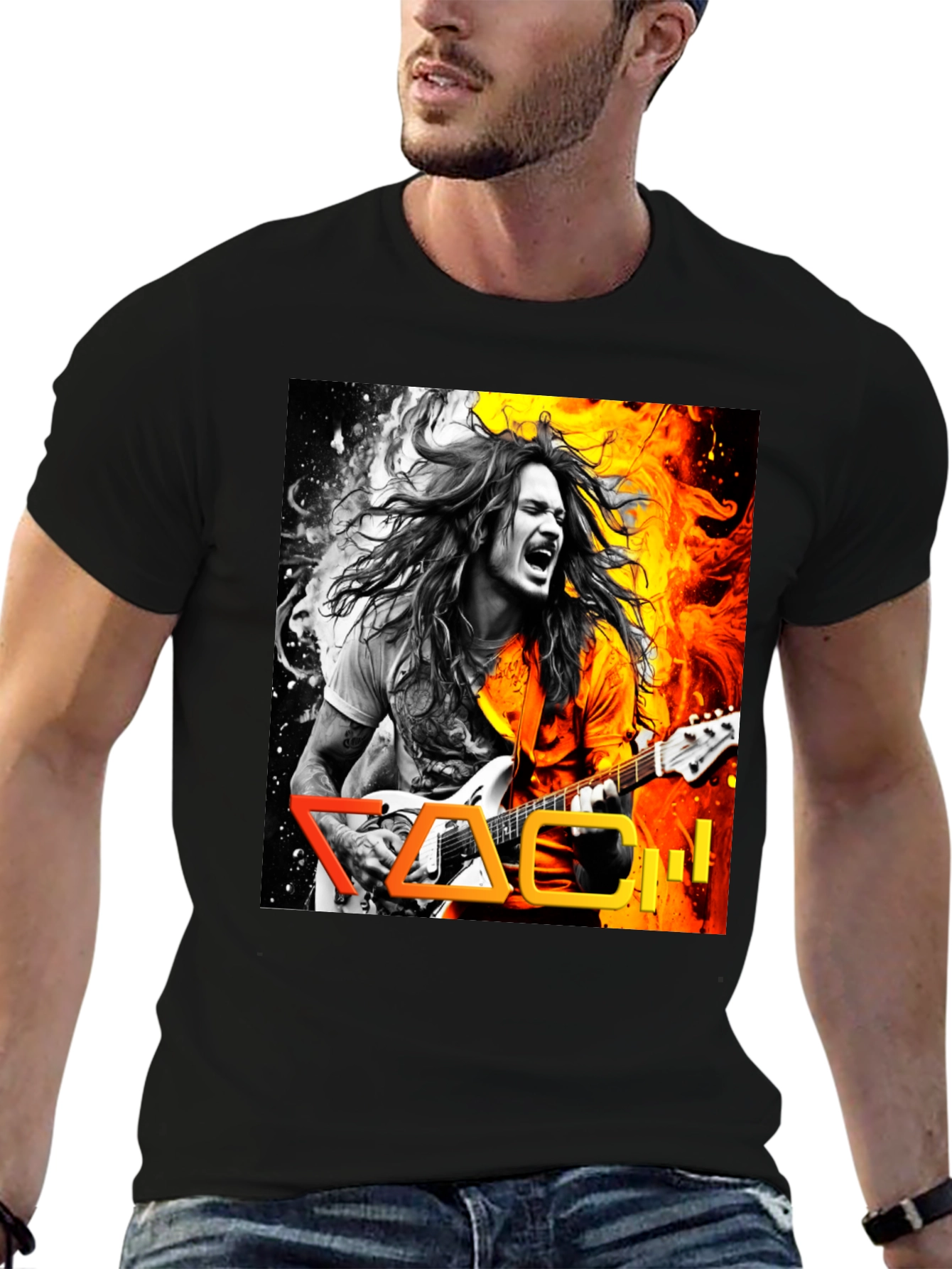 Rockstar Graphic Tee - Black