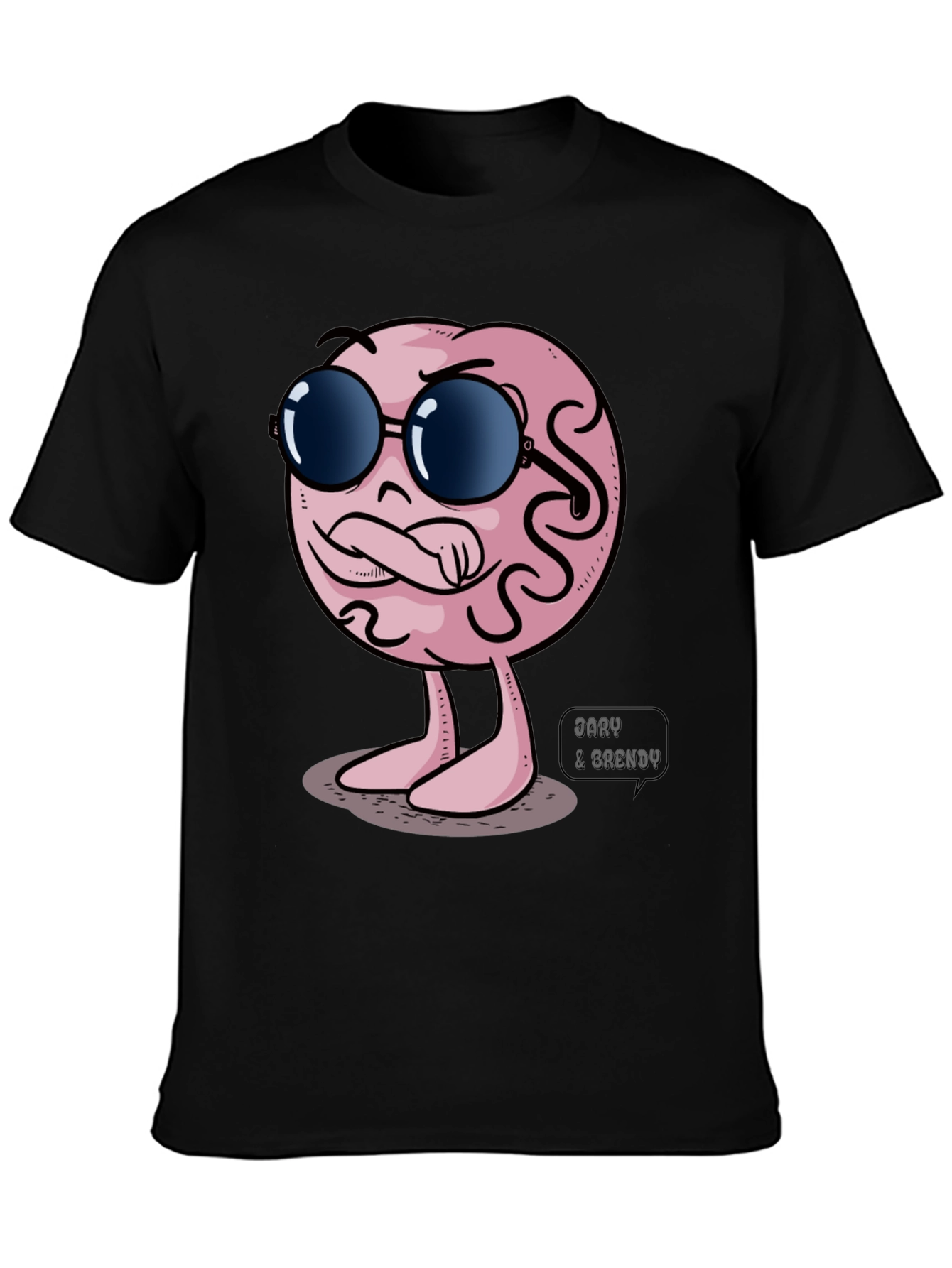 Cool Brain Graphic T-Shirt - Unique Design