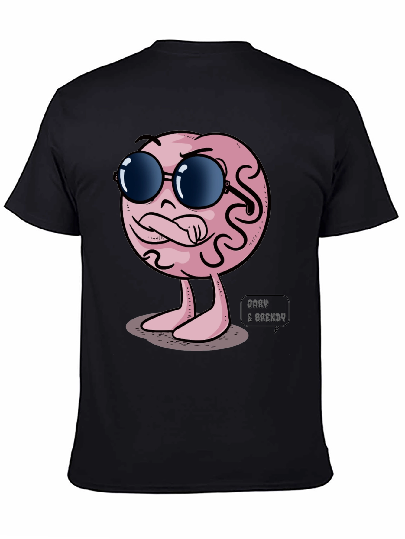 Cool Brain Graphic T-Shirt - Unique Design
