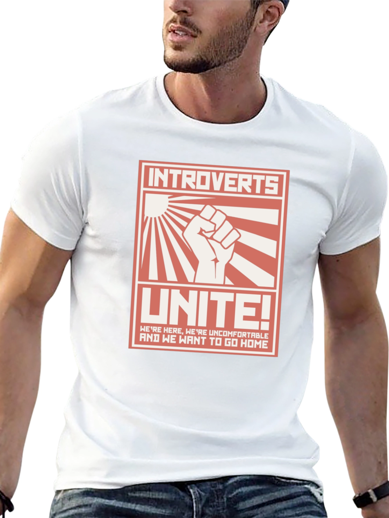 Introverts Unite T-Shirt: Funny Graphic Tee