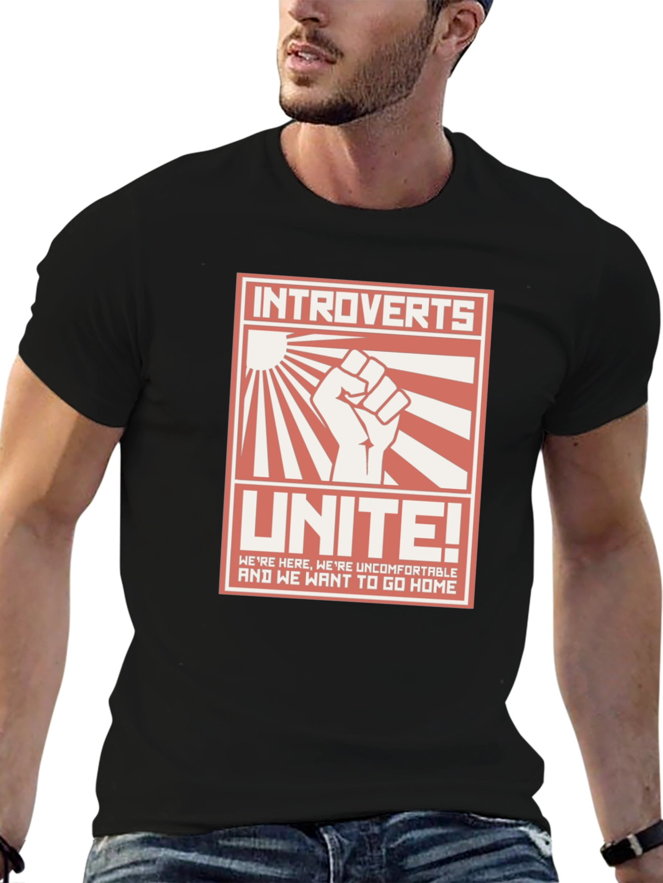 Introverts Unite T-Shirt: Funny Graphic Tee
