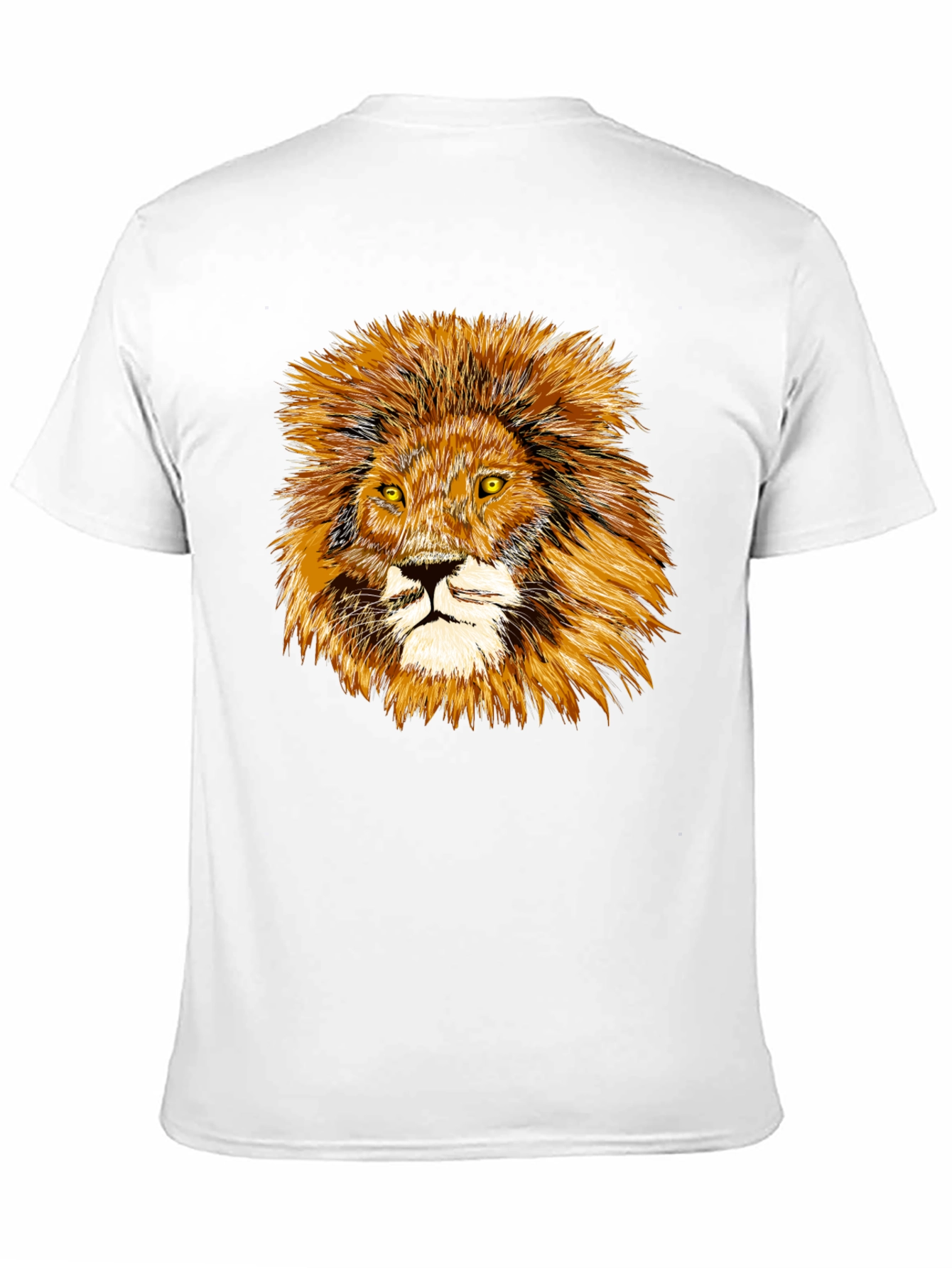 Lion Graphic Tee - Black Cotton Comfort
