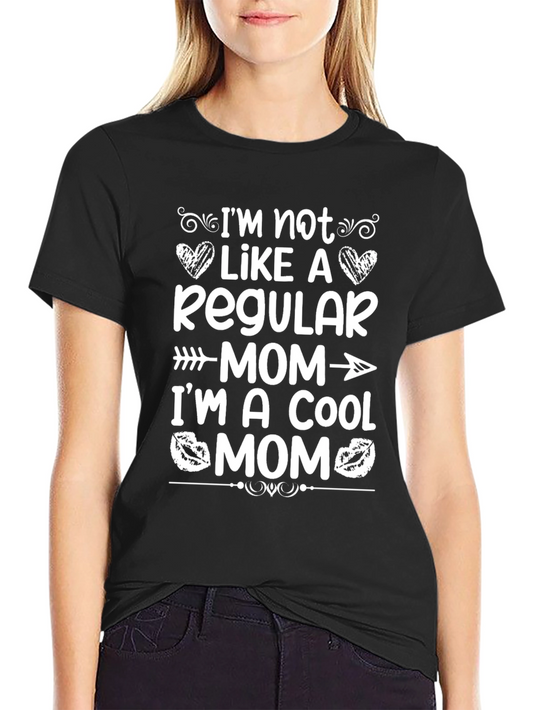 Cool Mom T-Shirt - Black Novelty Tee