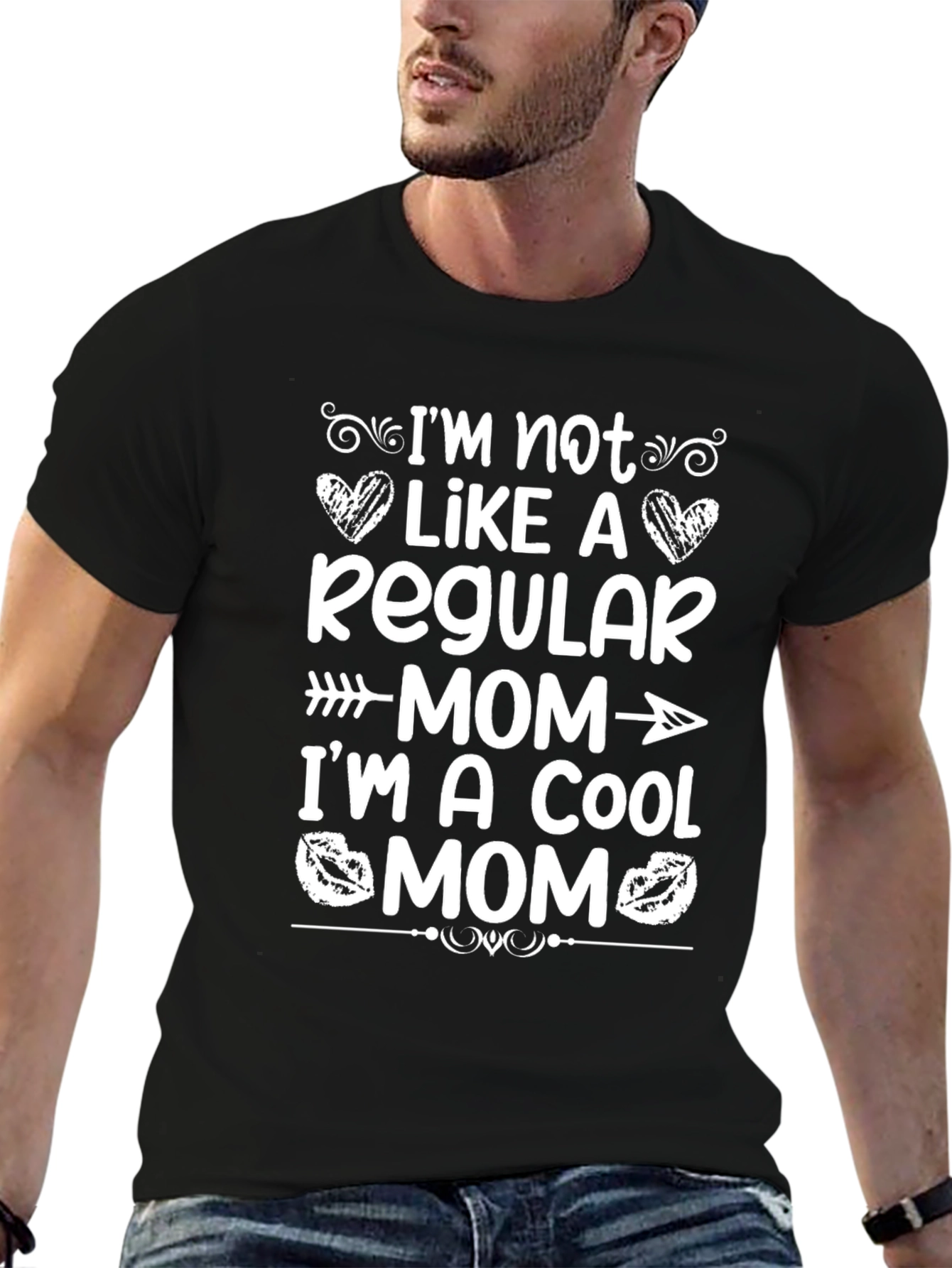 Cool Mom T-Shirt - Black Novelty Tee