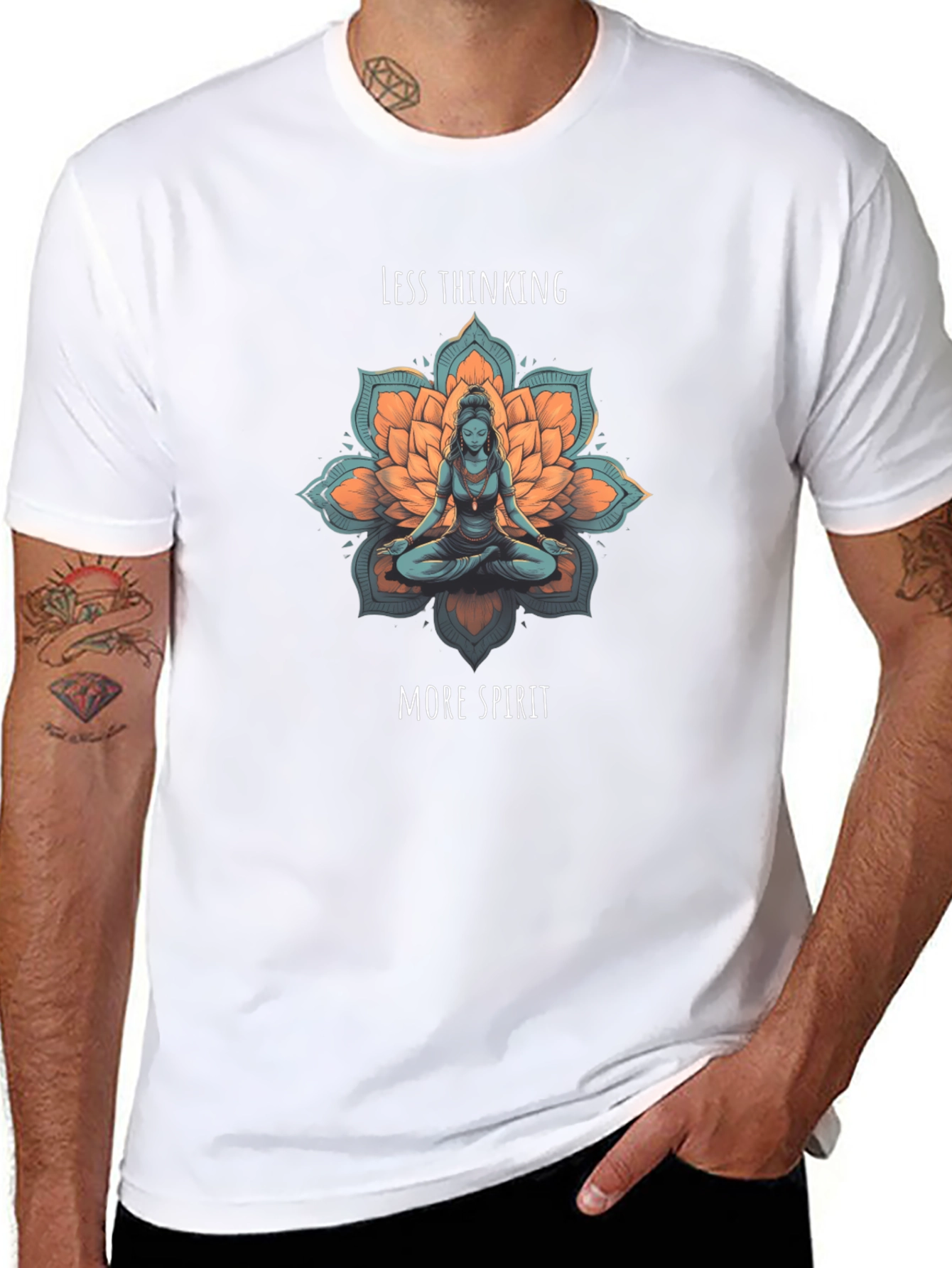 Less Thinking More Spirit Graphic Tee
