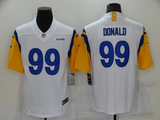 Men's Los Angeles Rams Aaron Donald #99 White Legend Jerseys