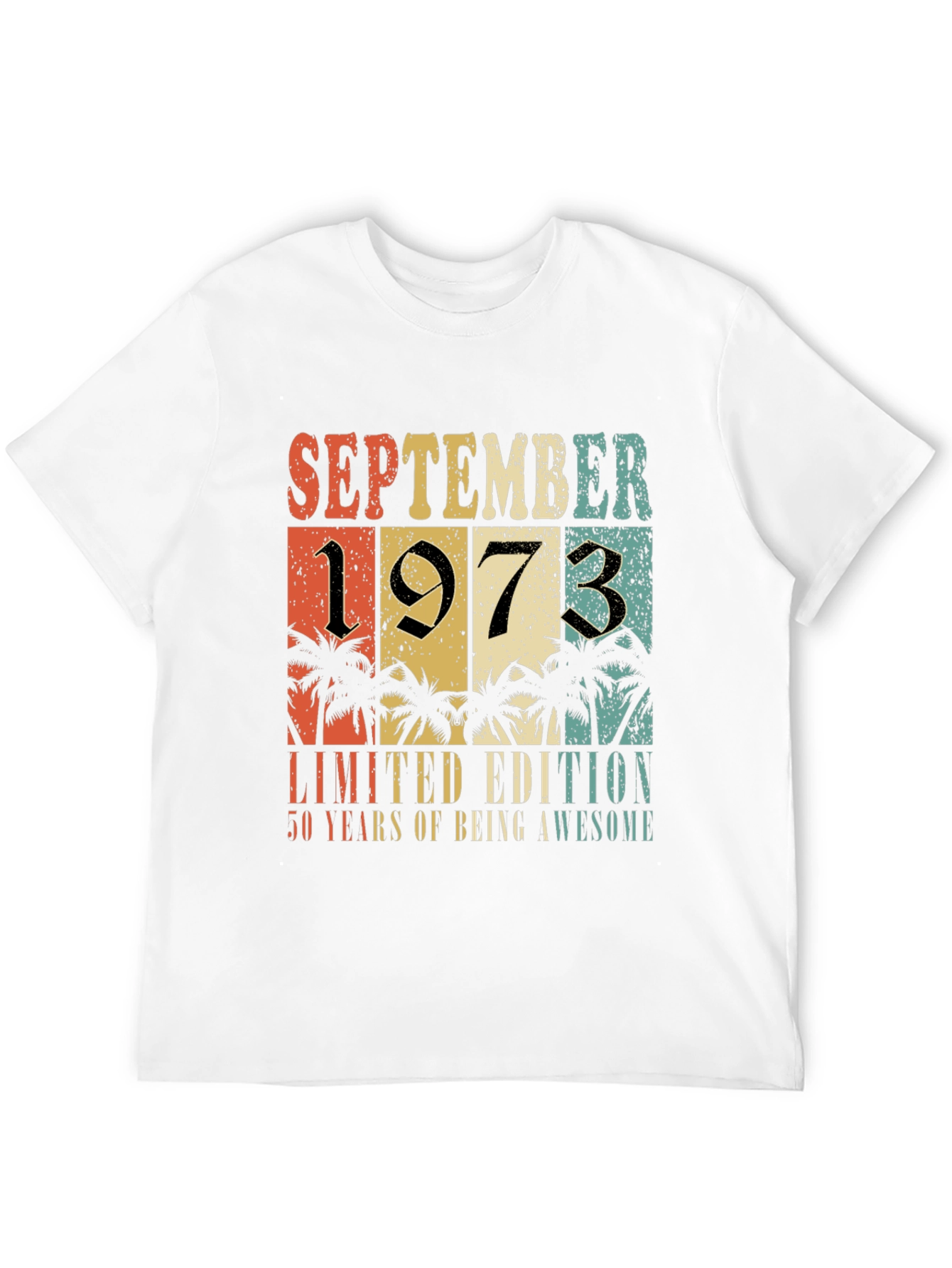 September 1973 Limited Edition 50th Birthday T-Shirt