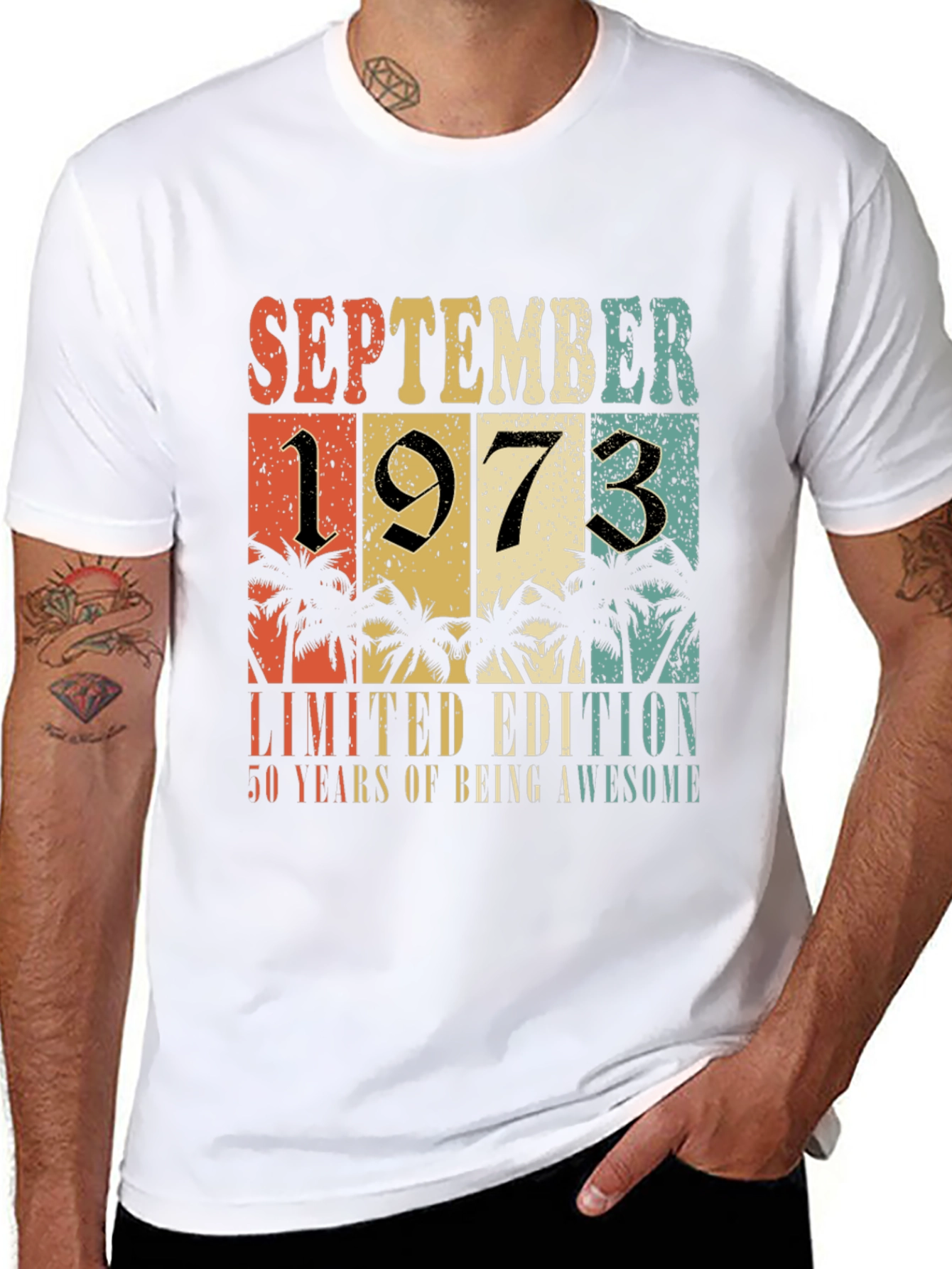 September 1973 Limited Edition 50th Birthday T-Shirt