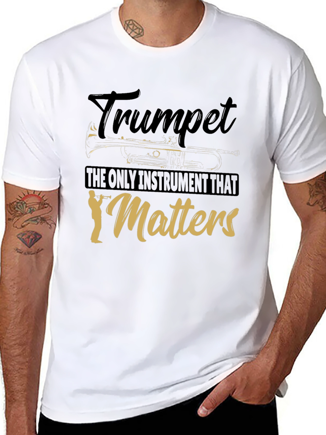 Trumpet Matters Graphic T-Shirt - Music Lover Tee