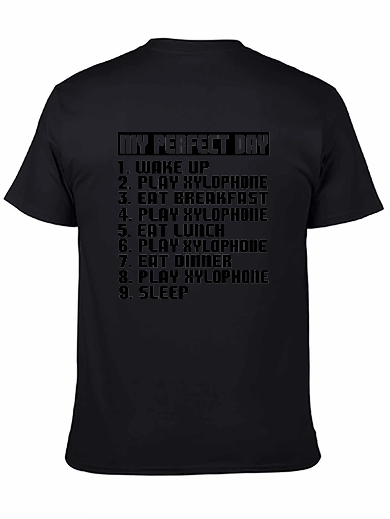 My Perfect Day Xylophone T-Shirt - Musician Gift