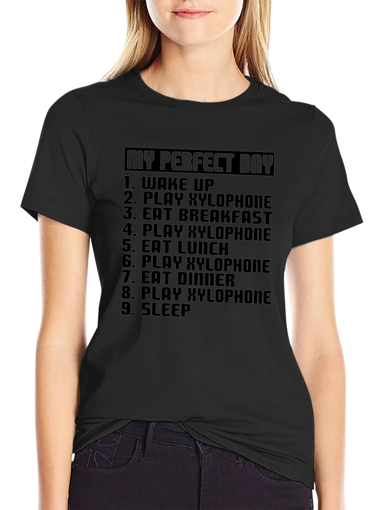 My Perfect Day Xylophone T-Shirt - Musician Gift